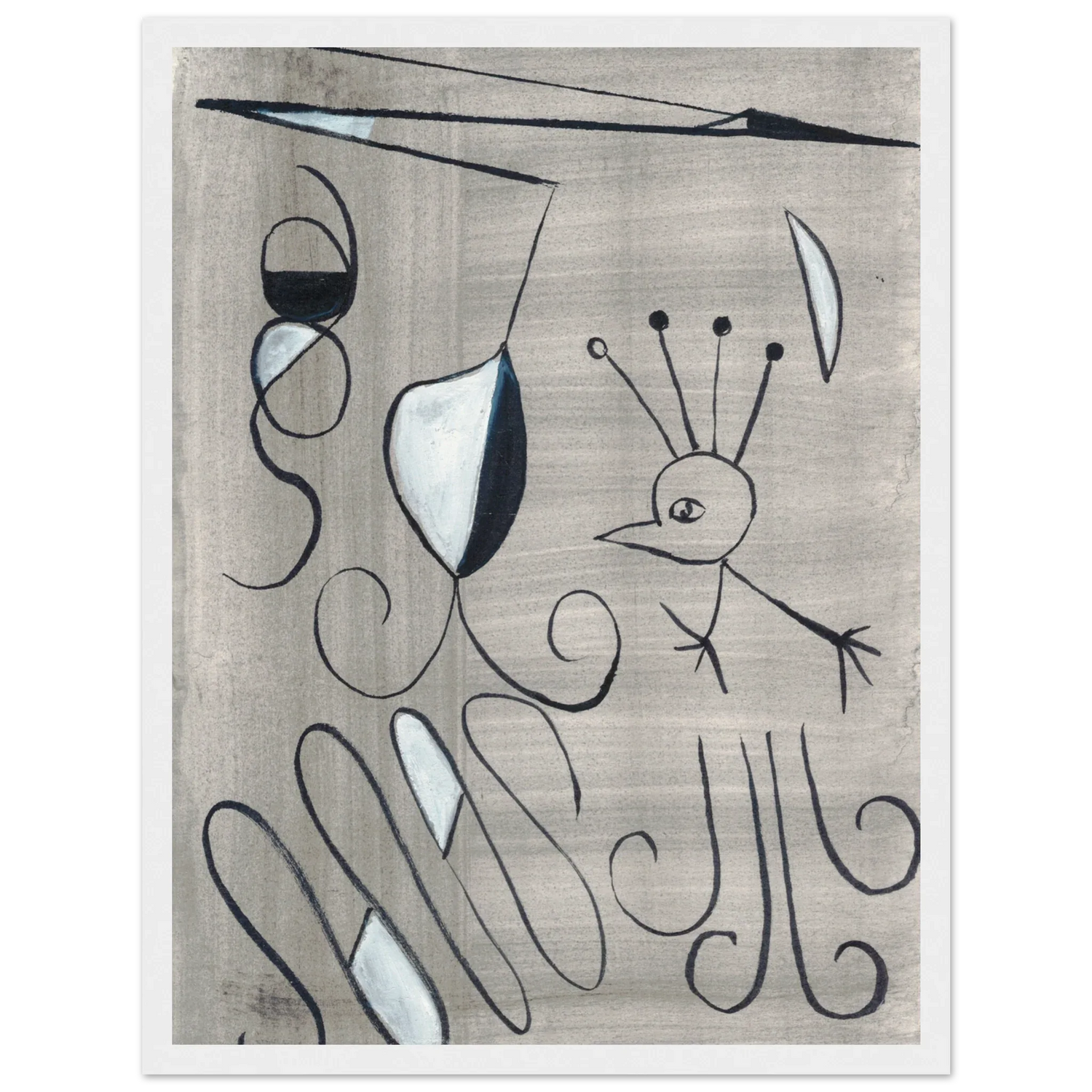 Affiche encadrée bois | Papier mat qualité musée | Aquarelle originale Laure Leprince - Laure Leprince - Artiste Peintre