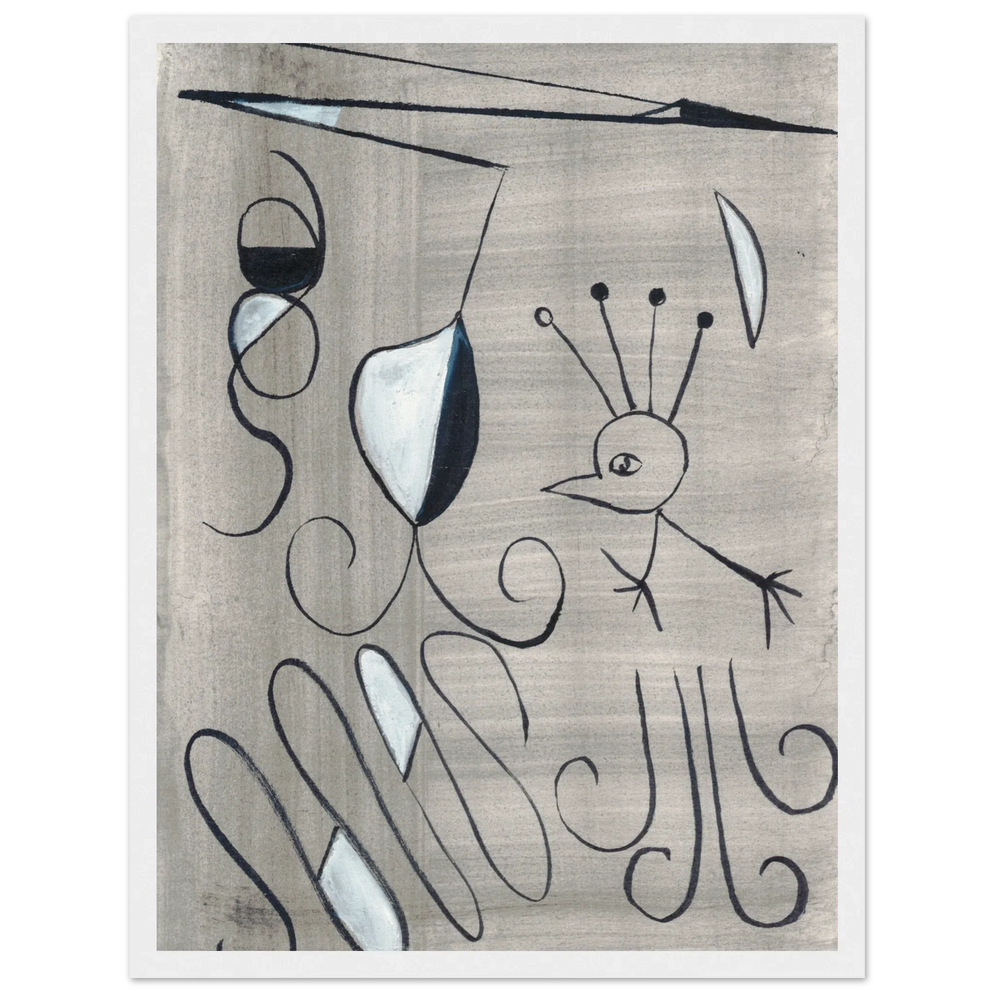 Affiche encadrée bois | Papier mat qualité musée | Aquarelle originale Laure Leprince - Laure Leprince - Artiste Peintre
