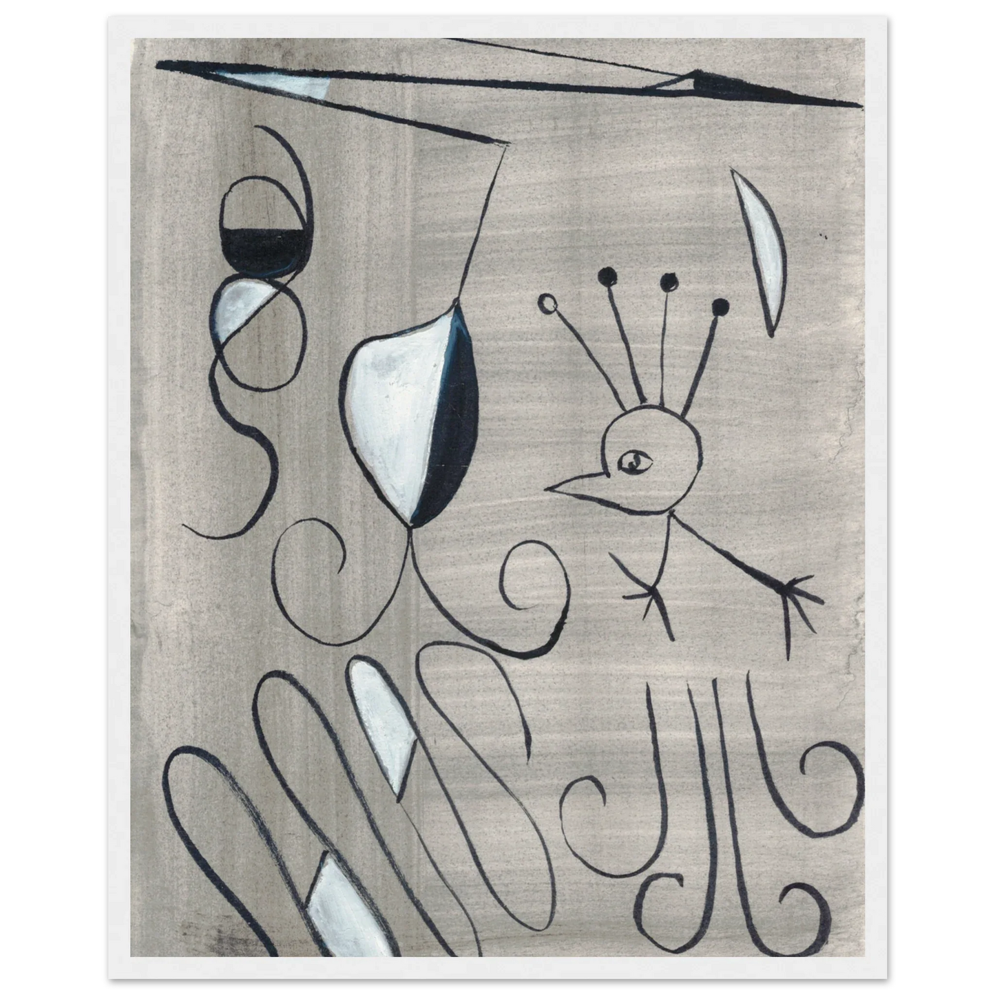 Affiche encadrée bois | Papier mat qualité musée | Aquarelle originale Laure Leprince - Laure Leprince - Artiste Peintre