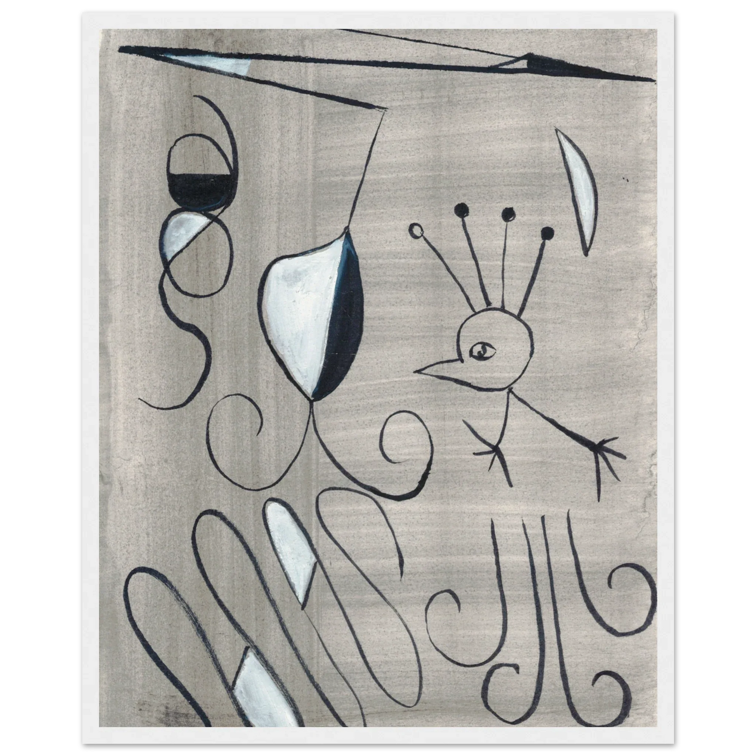 Affiche encadrée bois | Papier mat qualité musée | Aquarelle originale Laure Leprince - Laure Leprince - Artiste Peintre