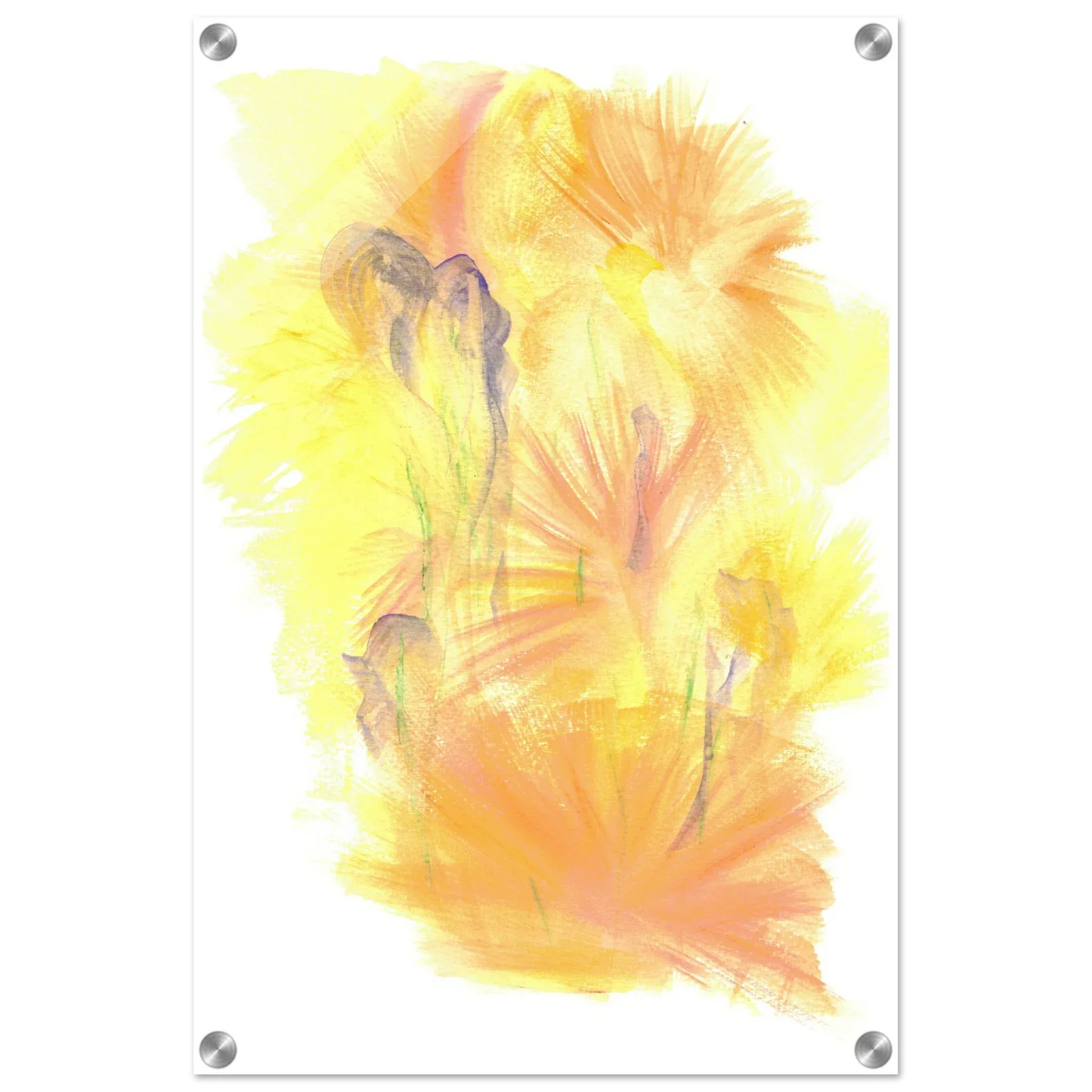 Impression sur acrylique brillante Sun Whisper | Art contemporain par Laure Leprince - Laure Leprince - Artiste Peintre