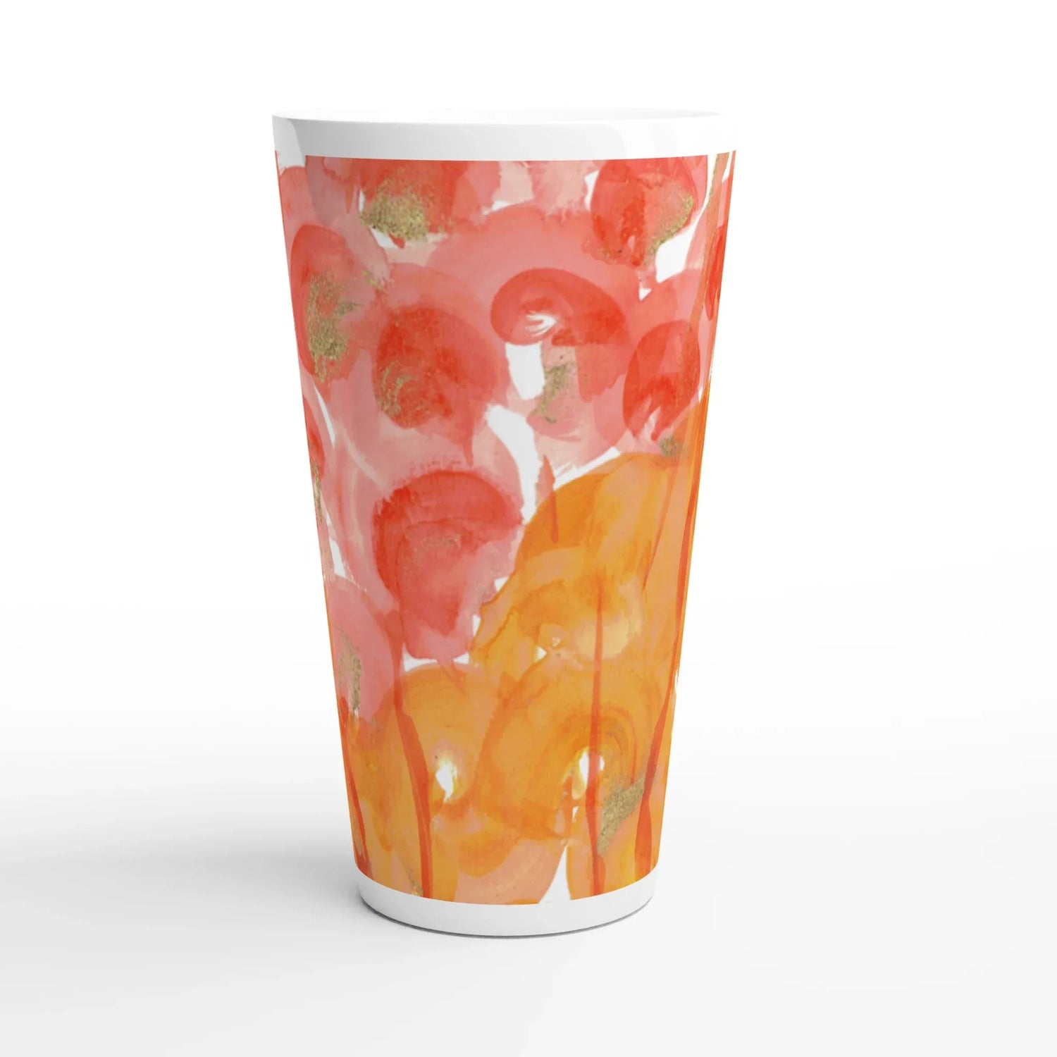 Mug à Latte en Céramique 500 ml Sunrice Flora – Élégant, durable et brillant - Laure Leprince - Artiste Peintre