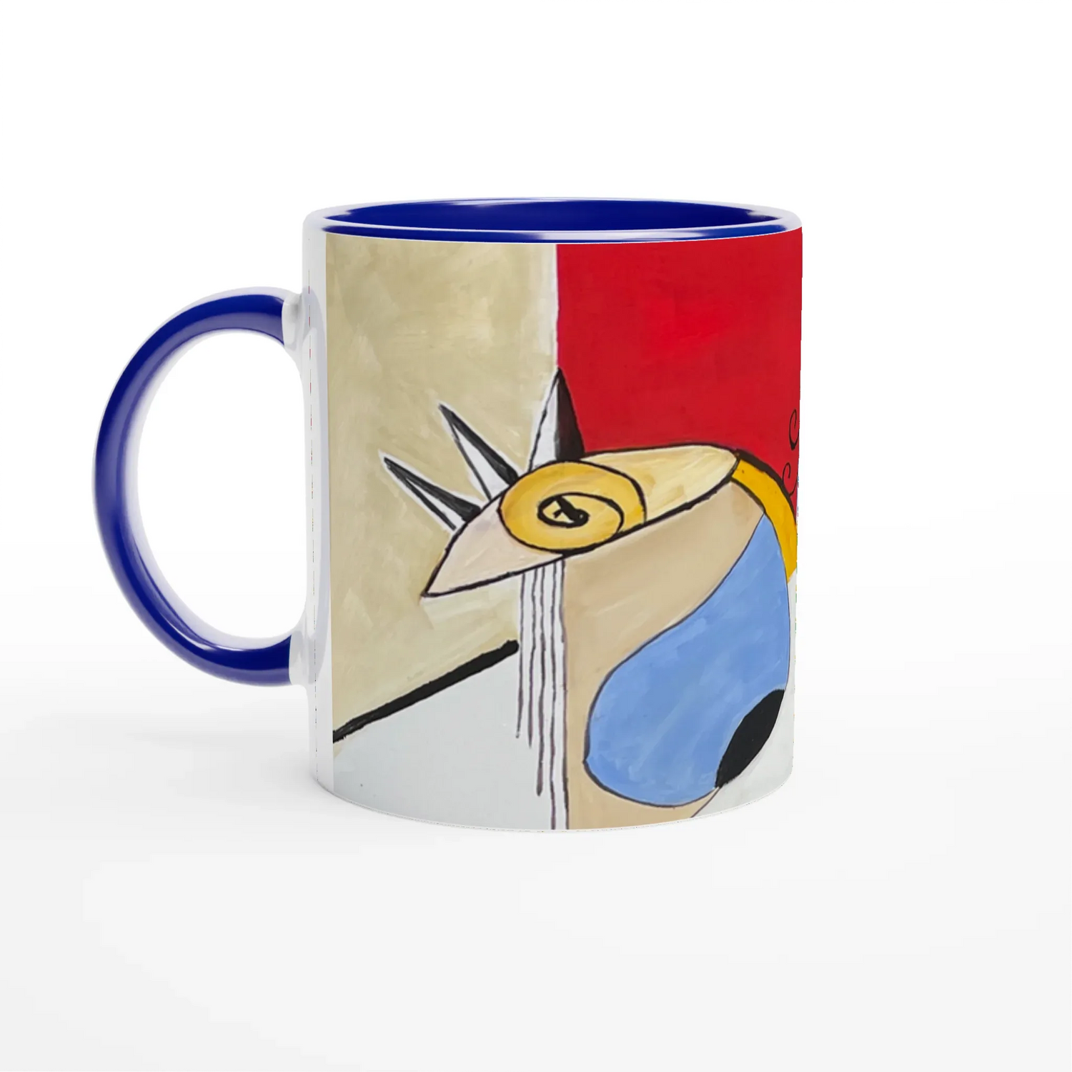 Mug en céramique colorée 325 ml – Élégance et durabilité - Laure Leprince - Artiste Peintre
