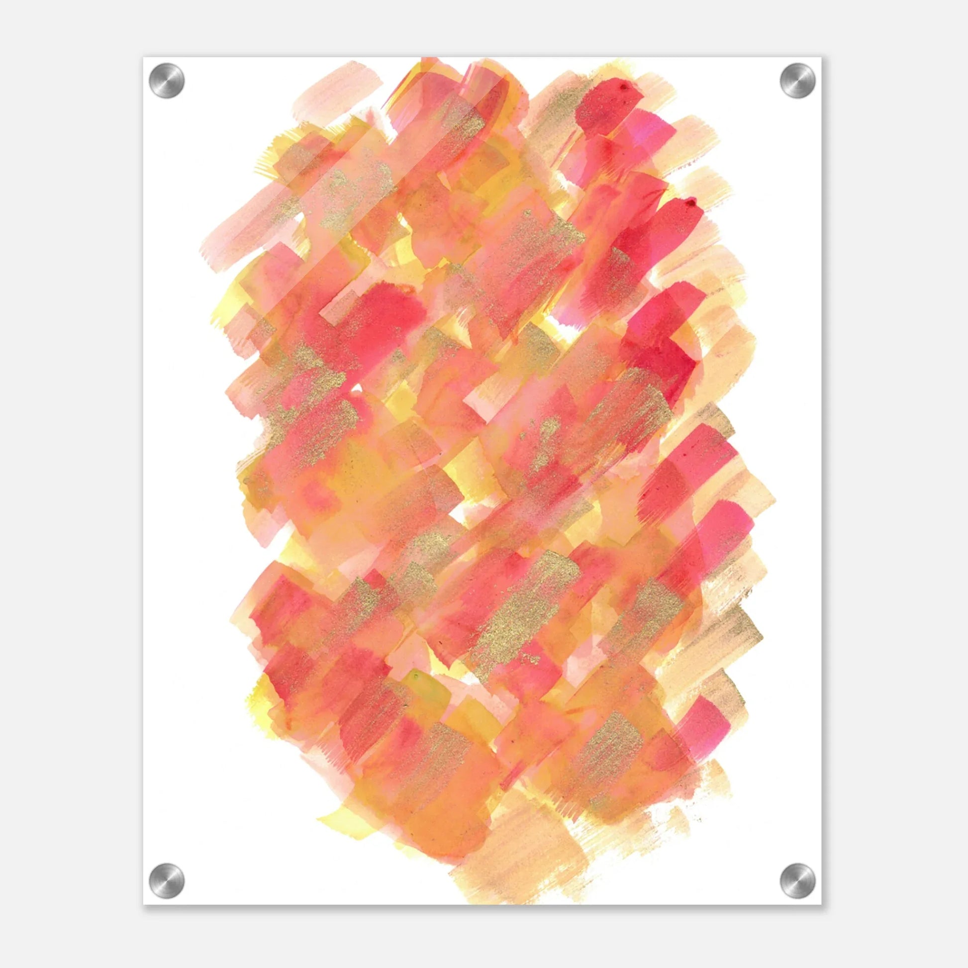 Impression sur acrylique brillante Sunset Ember| Art contemporain par Laure Leprince - Laure Leprince - Artiste Peintre