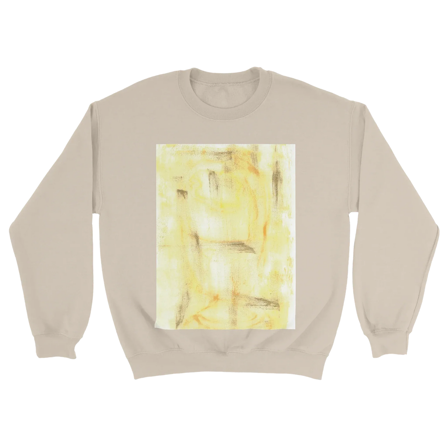 Sweatshirt Unisexe Classique Golden Haze – Impression Artistique Multicolore - Laure Leprince - Artiste Peintre
