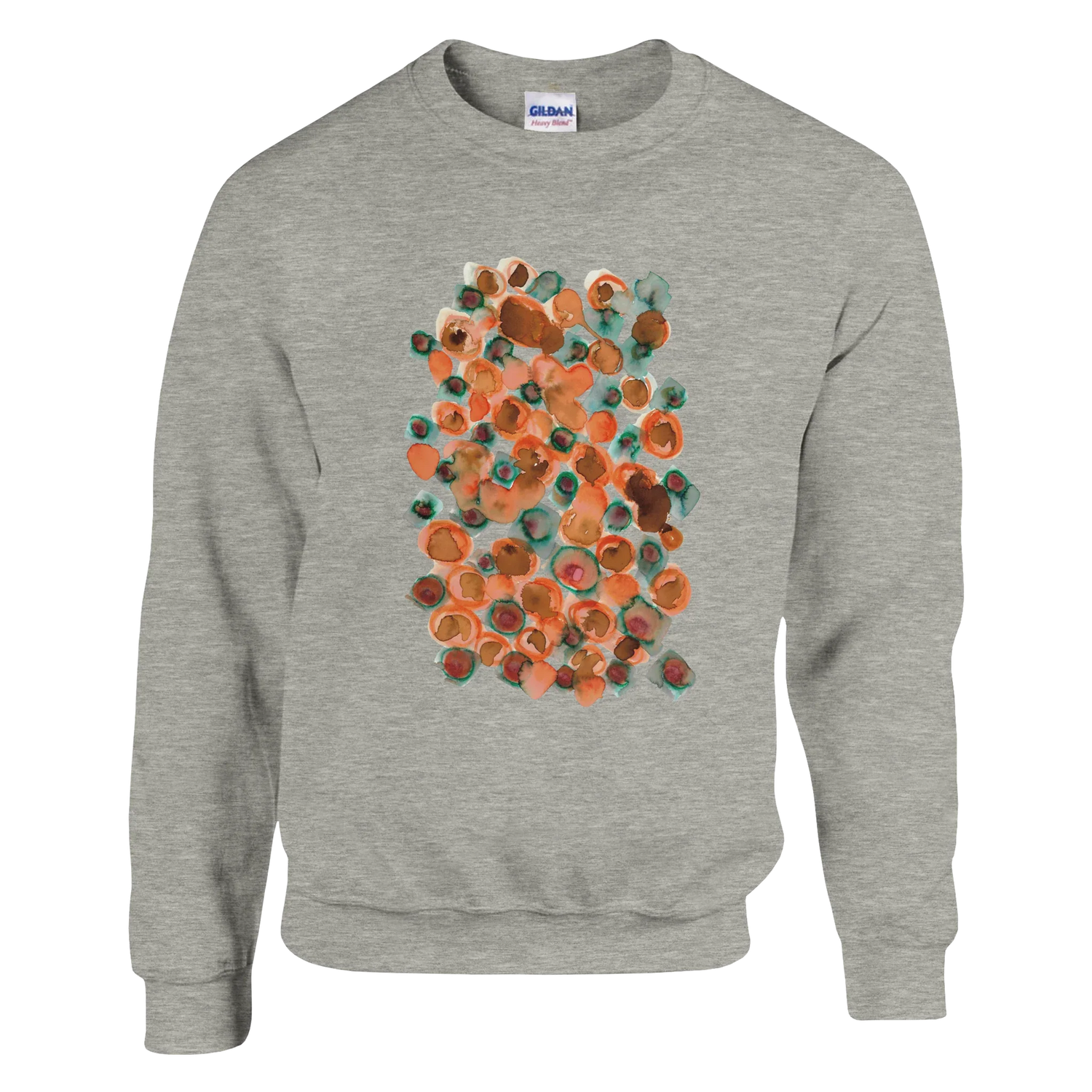 Sweatshirt Unisexe Classique Constellation D'ambre – Impression Artistique Multicolore | Premium Cotton Blend - Laure Leprince - Artiste Peintre