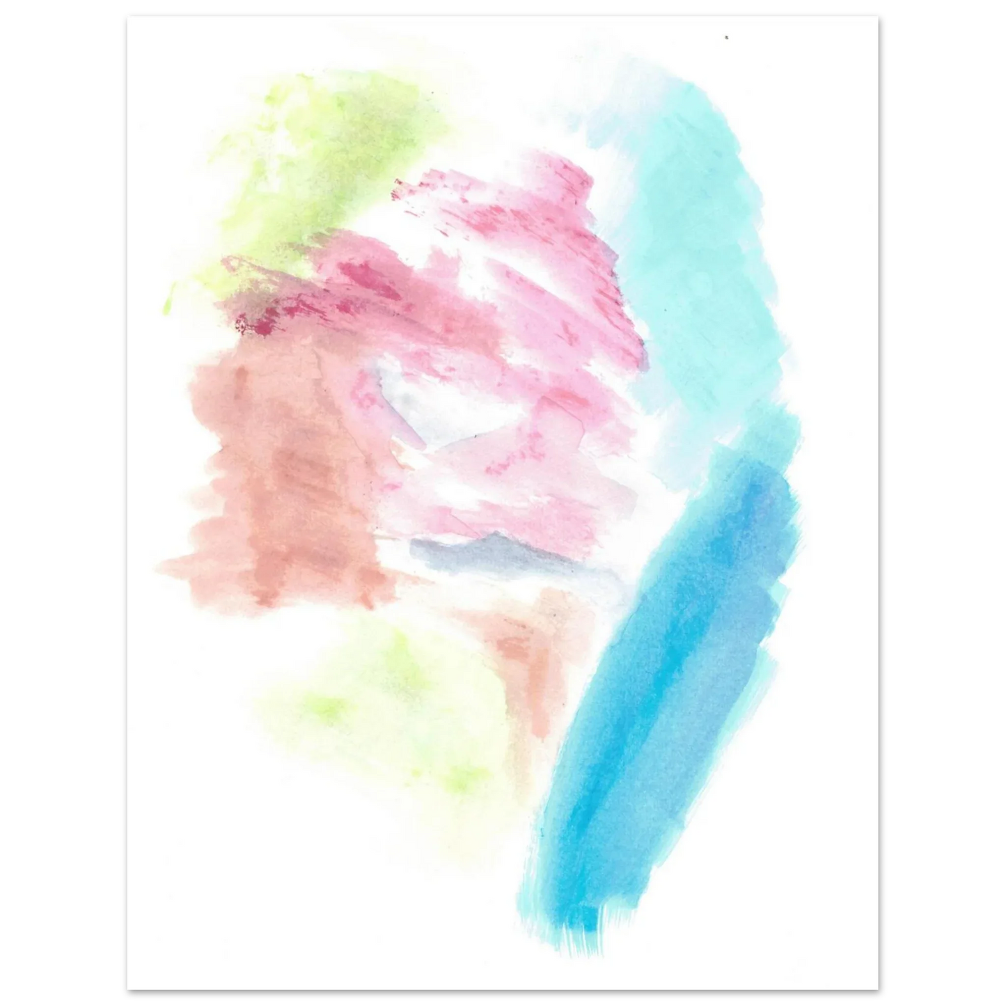 Premium Matte Paper Poster Aquarelle Originale RDJ3-3 - Laure Leprince - Artiste Peintre