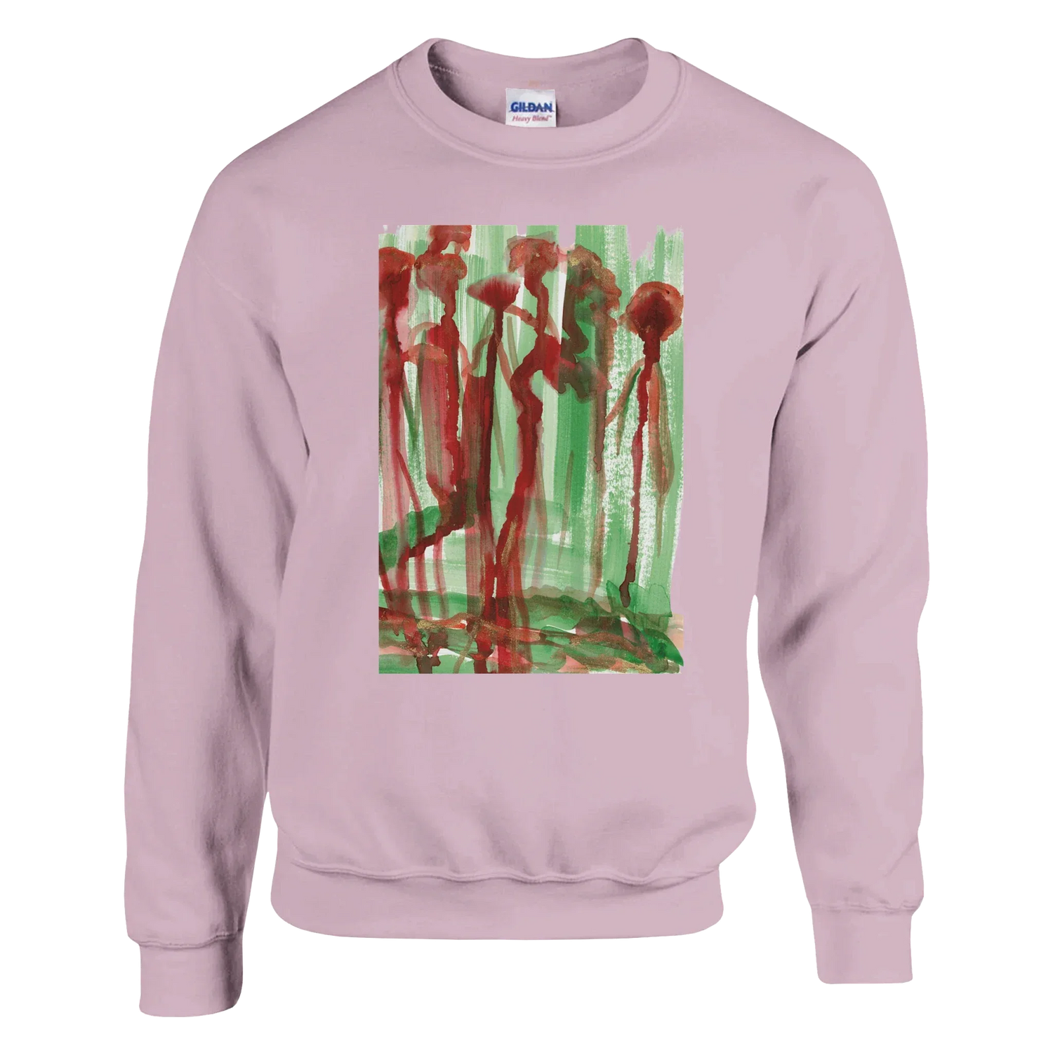 Sweatshirt Unisexe Classique Forest Choir – Impression Artistique Multicolore - Laure Leprince - Artiste Peintre
