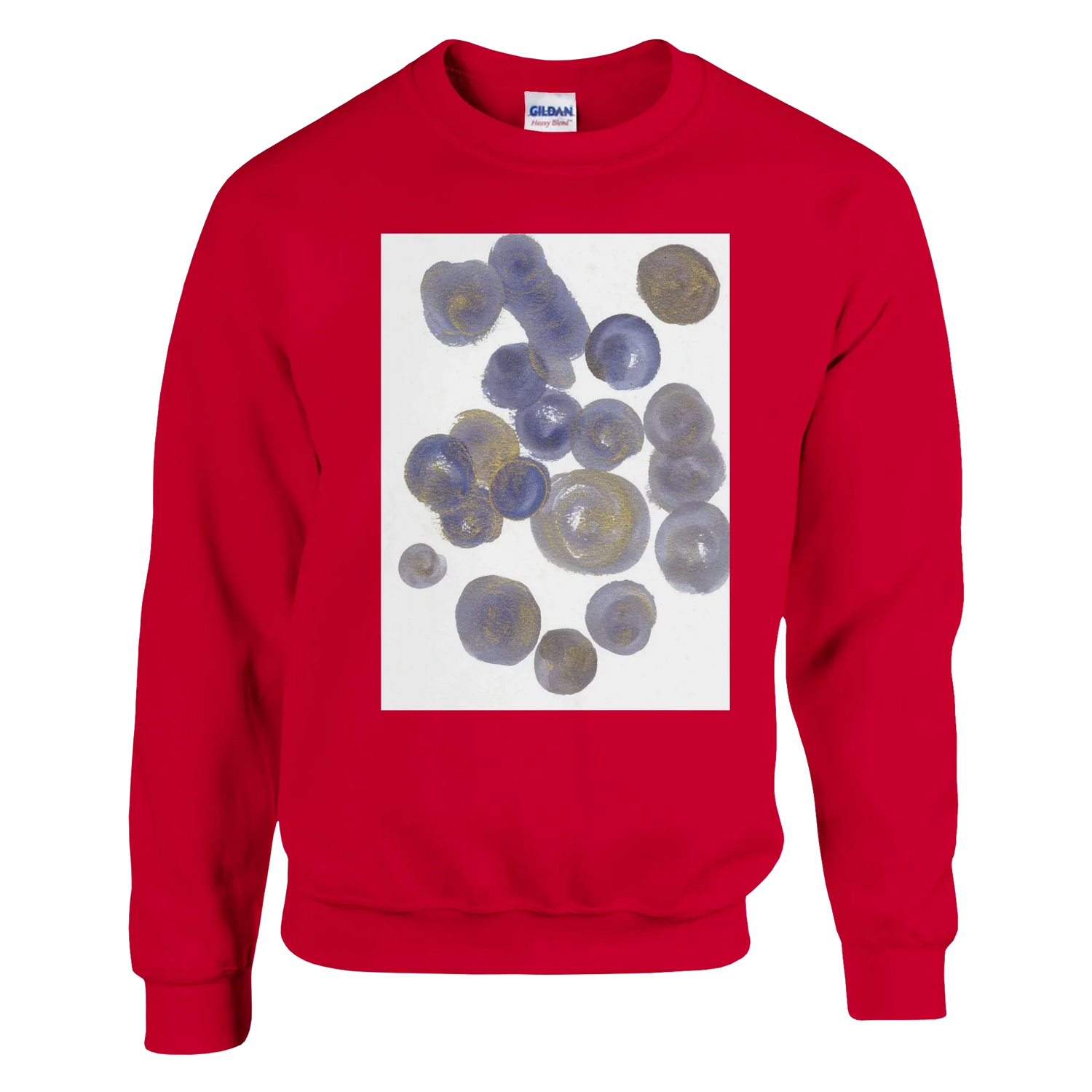 Sweatshirt Unisexe Classique Spheres – Impression Artistique Multicolore - Laure Leprince - Artiste Peintre