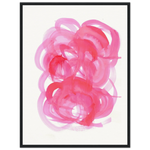 Affiche Encadrée Museum-Quality Matte Paper Wooden Framed Ruby Drift - Laure Leprince - Artiste Peintre