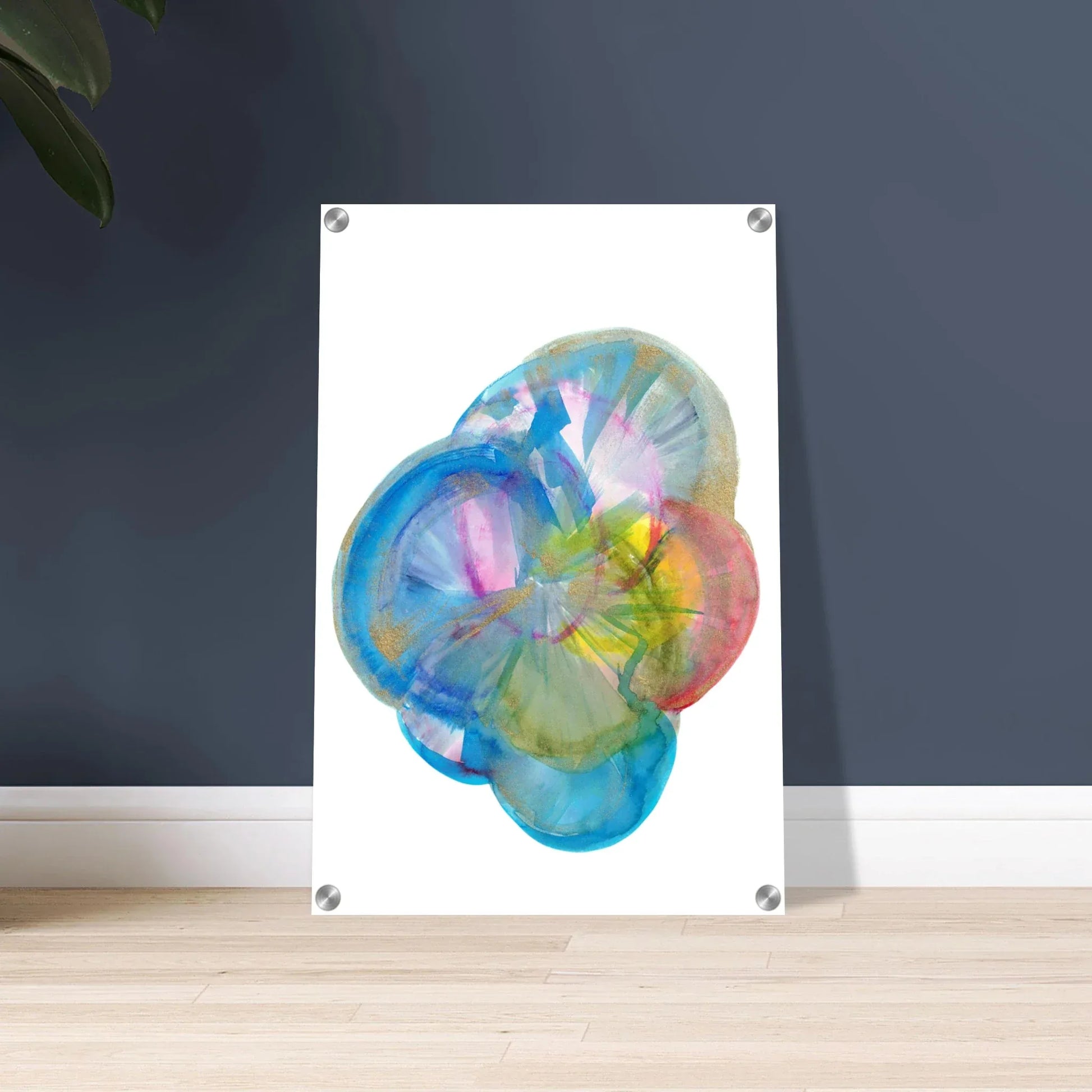 Impression sur acrylique brillante Crystal Bloom | Art contemporain par Laure Leprince - Laure Leprince - Artiste Peintre
