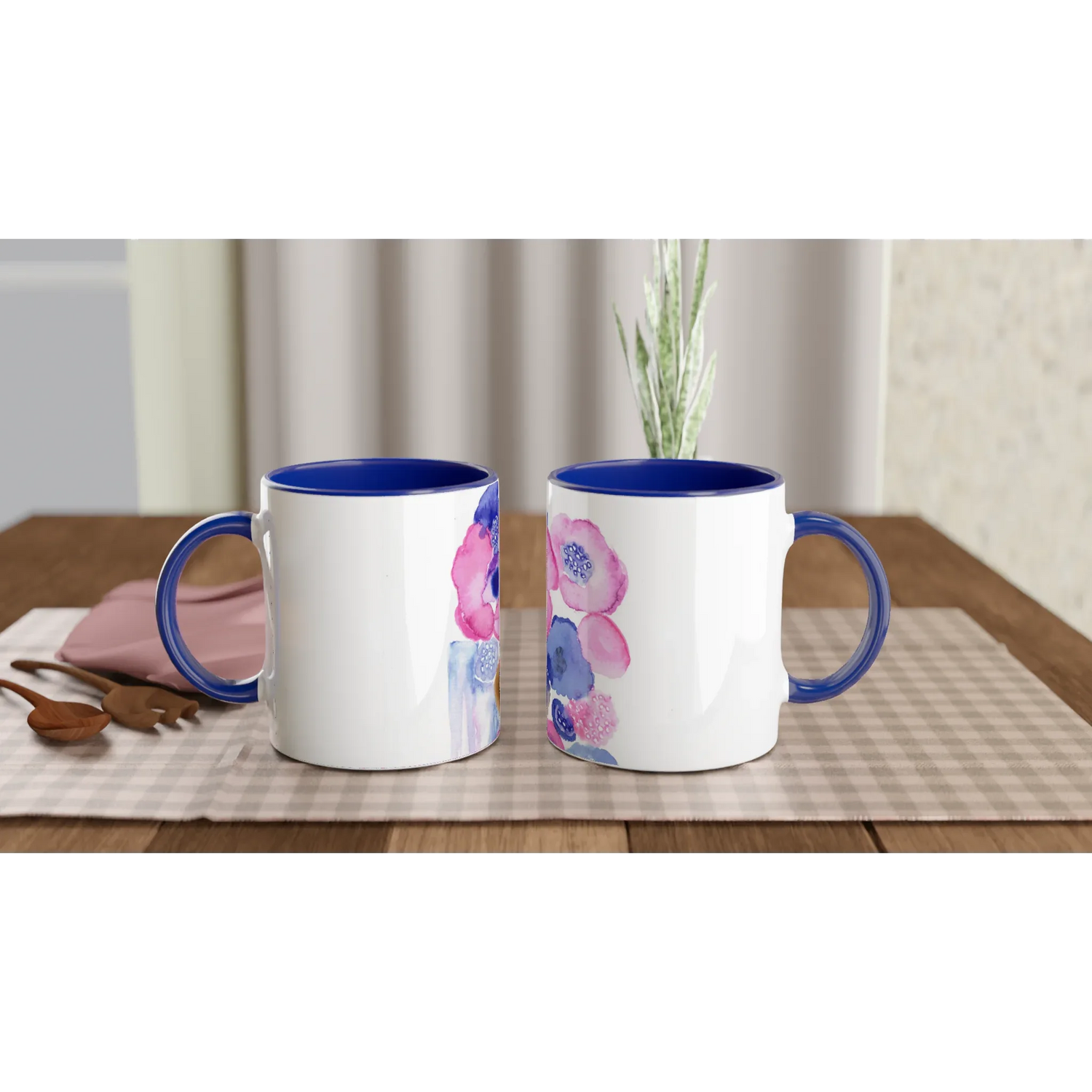 Mug en céramique colorée 325 ml boreales – Élégance et durabilité - Laure Leprince - Artiste Peintre