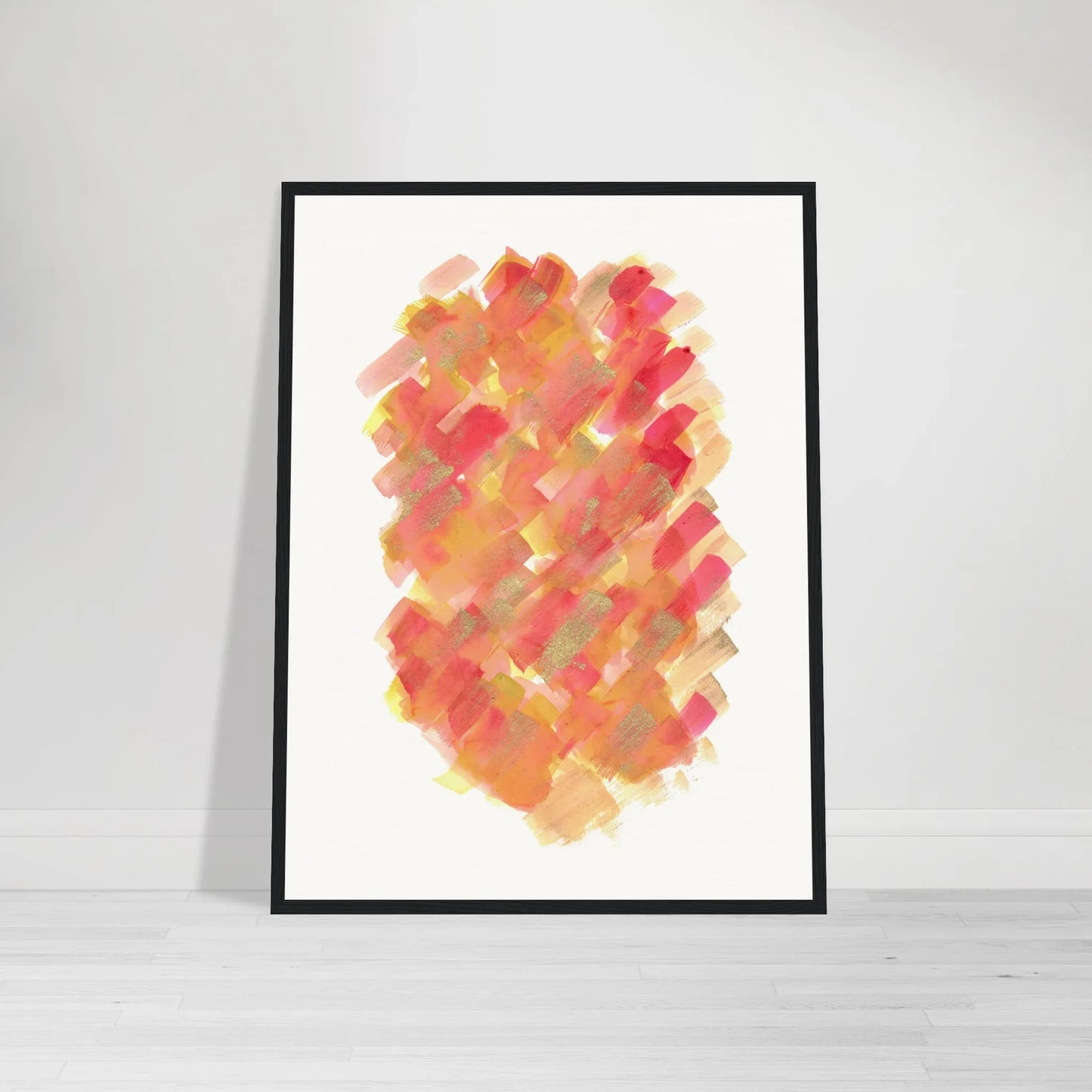 Affiche Encadrée Museum-Quality Matte Paper Wooden Framed Poste Sunset Ember - Laure Leprince - Artiste Peintre