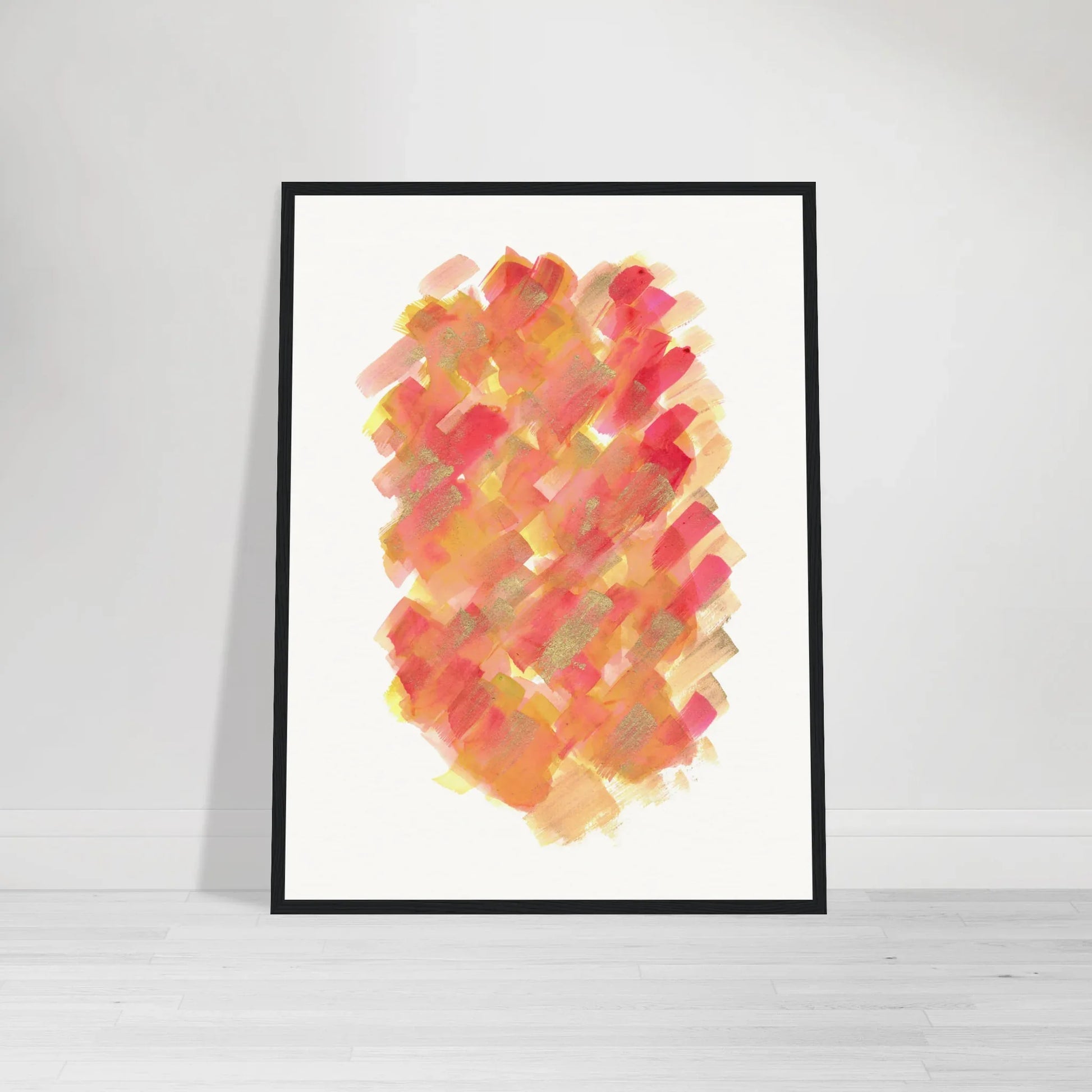 Affiche Encadrée Museum-Quality Matte Paper Wooden Framed Poste Sunset Ember - Laure Leprince - Artiste Peintre