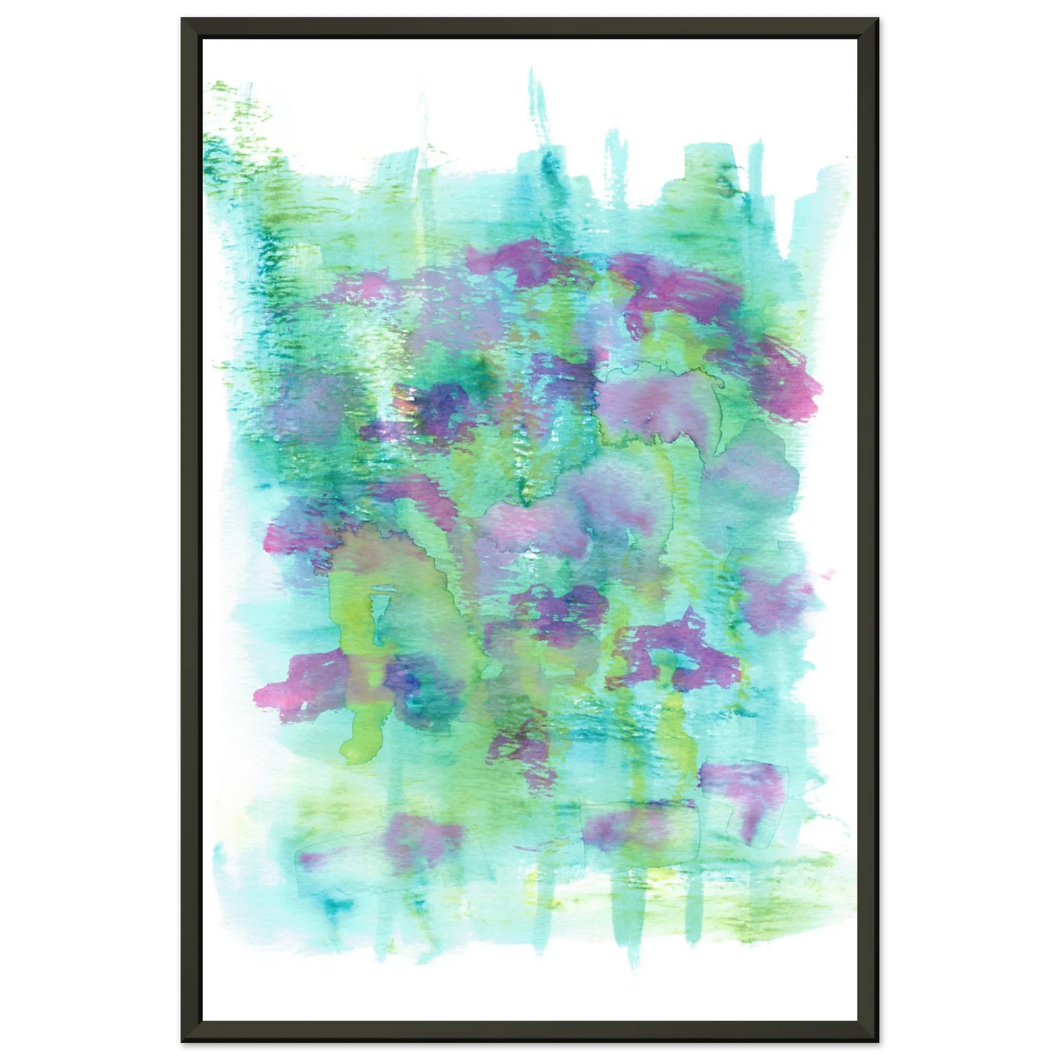 Classic Semi-Glossy Paper Metal Framed Poste Eclosions Sauvages - Laure Leprince - Artiste Peintre