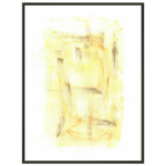 Classic Semi-Glossy Paper Metal Framed Post Golden Haze - Laure Leprince - Artiste Peintre