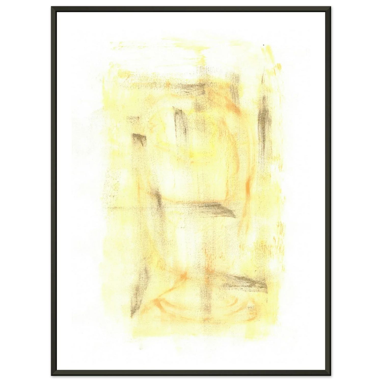 Classic Semi-Glossy Paper Metal Framed Post Golden Haze - Laure Leprince - Artiste Peintre