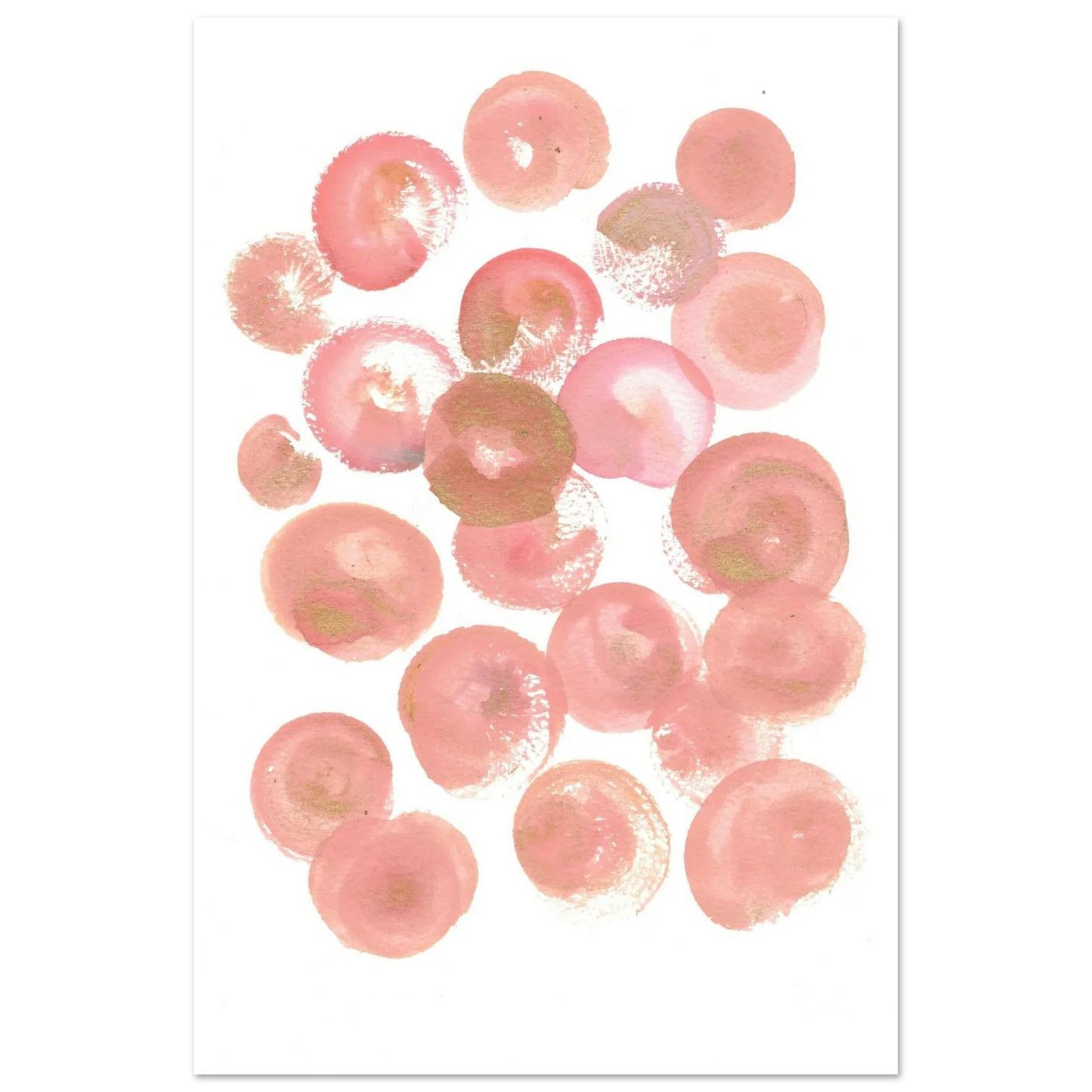 Premium Matte Paper Poster Aquarelle Originale RDJ3-4 - Laure Leprince - Artiste Peintre