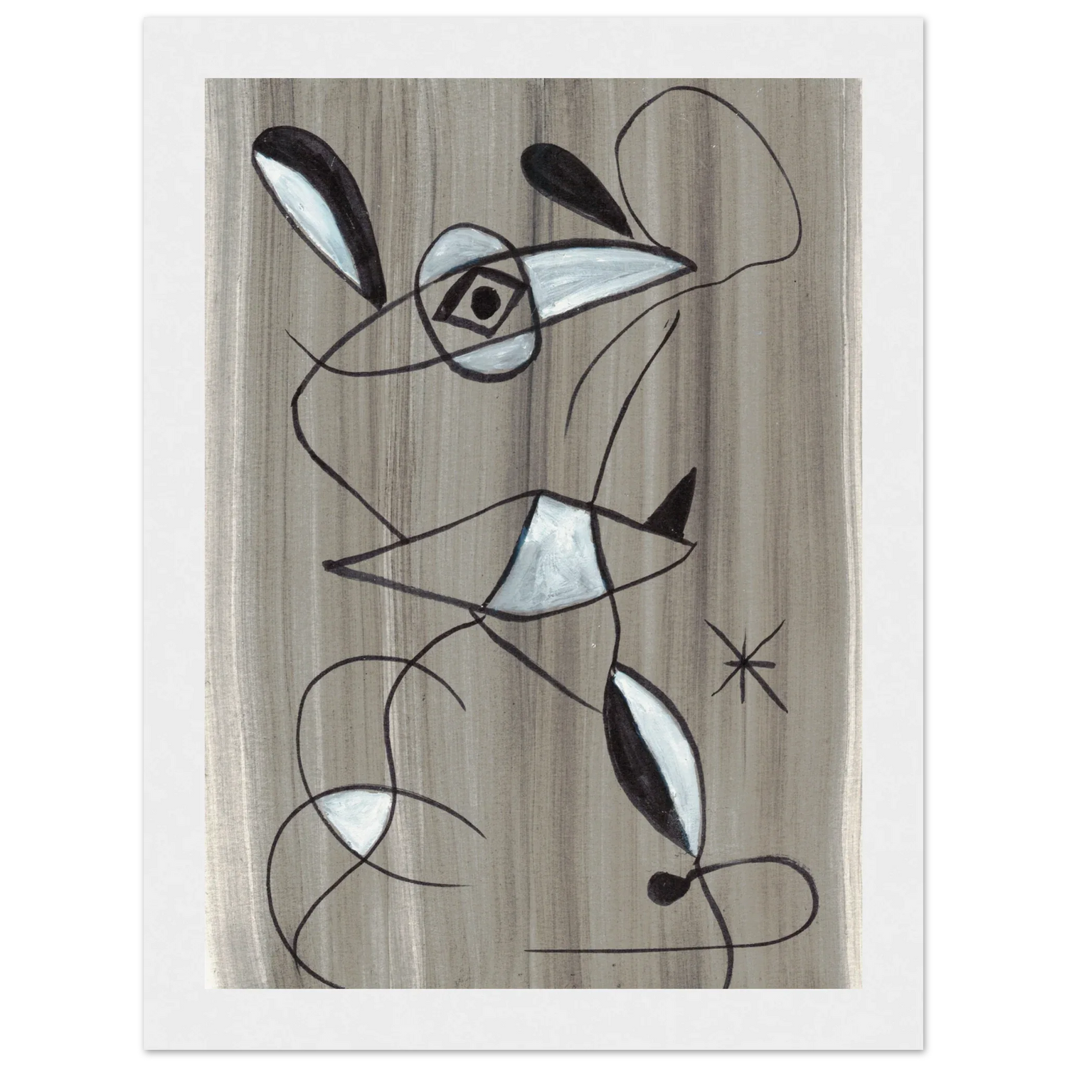 Affiche encadrée bois | Papier mat qualité musée | Aquarelle originale Laure Leprince - Laure Leprince - Artiste Peintre