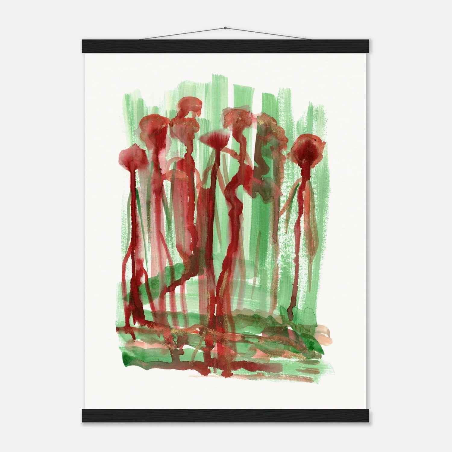 Museum-Quality Matte Paper Poster with Hanger Forest Choir - Laure Leprince - Artiste Peintre