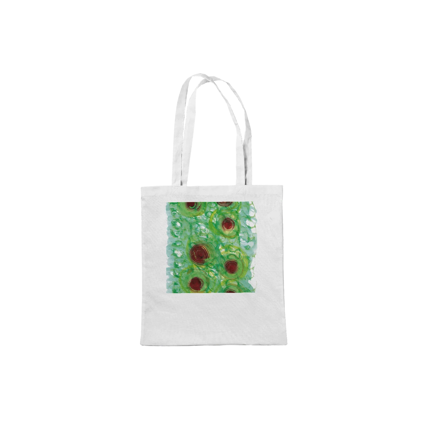 Cabas Impression Art - Green Echo - Laure Leprince - Artiste Peintre