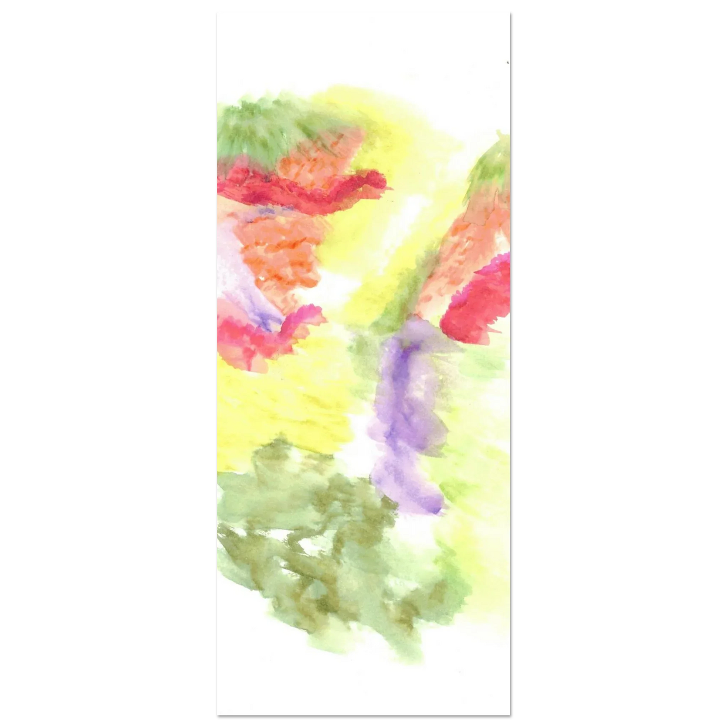 Premium Matte Paper Poster Aquarelle Originale RDJ3-1 - Laure Leprince - Artiste Peintre