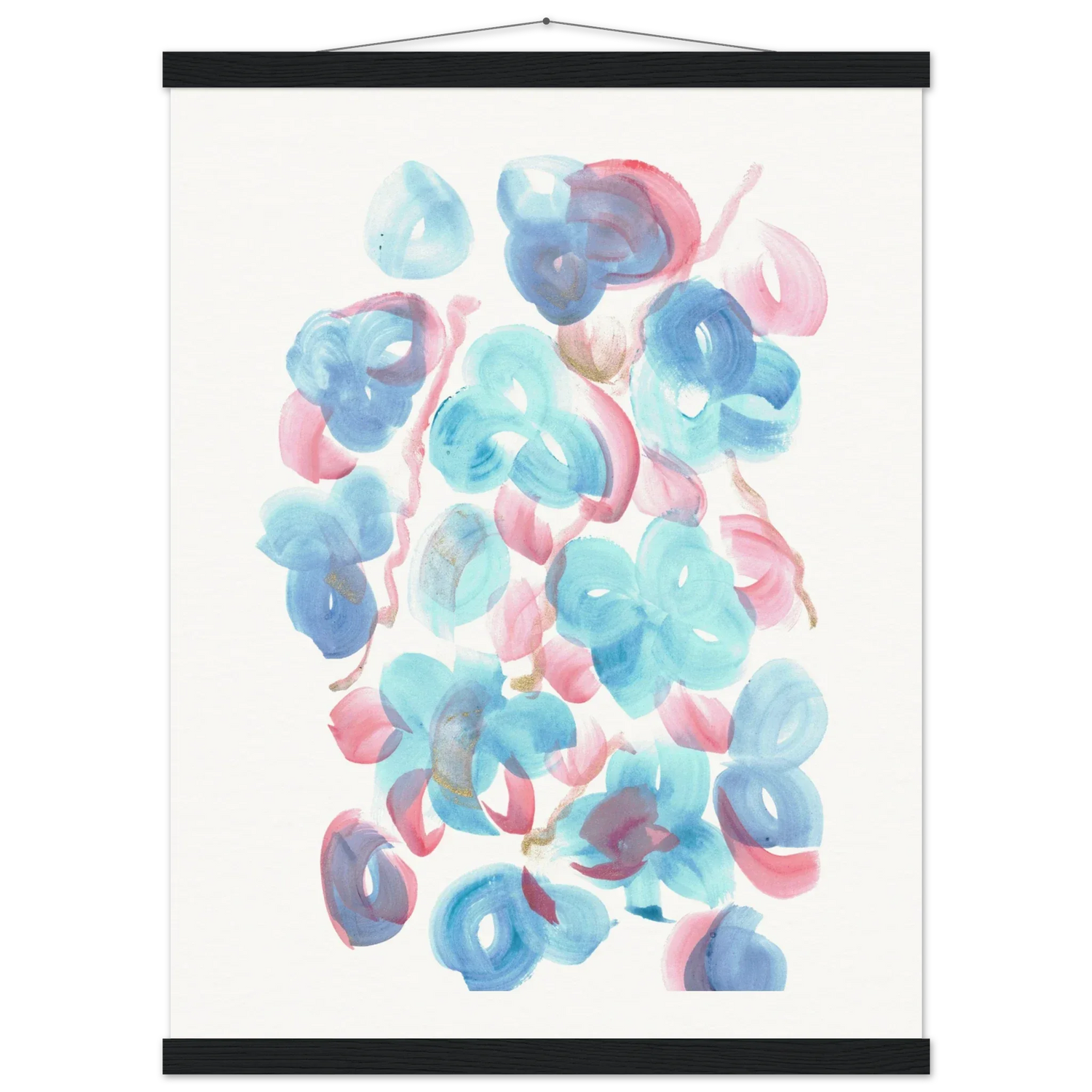 Museum-Quality Matte Paper Poster with Hanger Masque - Laure Leprince - Artiste Peintre