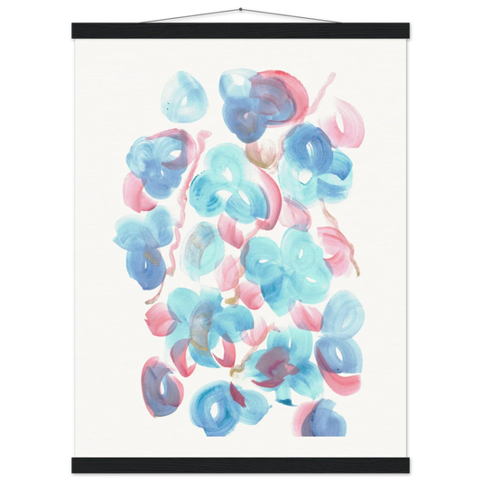Museum-Quality Matte Paper Poster with Hanger Masque - Laure Leprince - Artiste Peintre