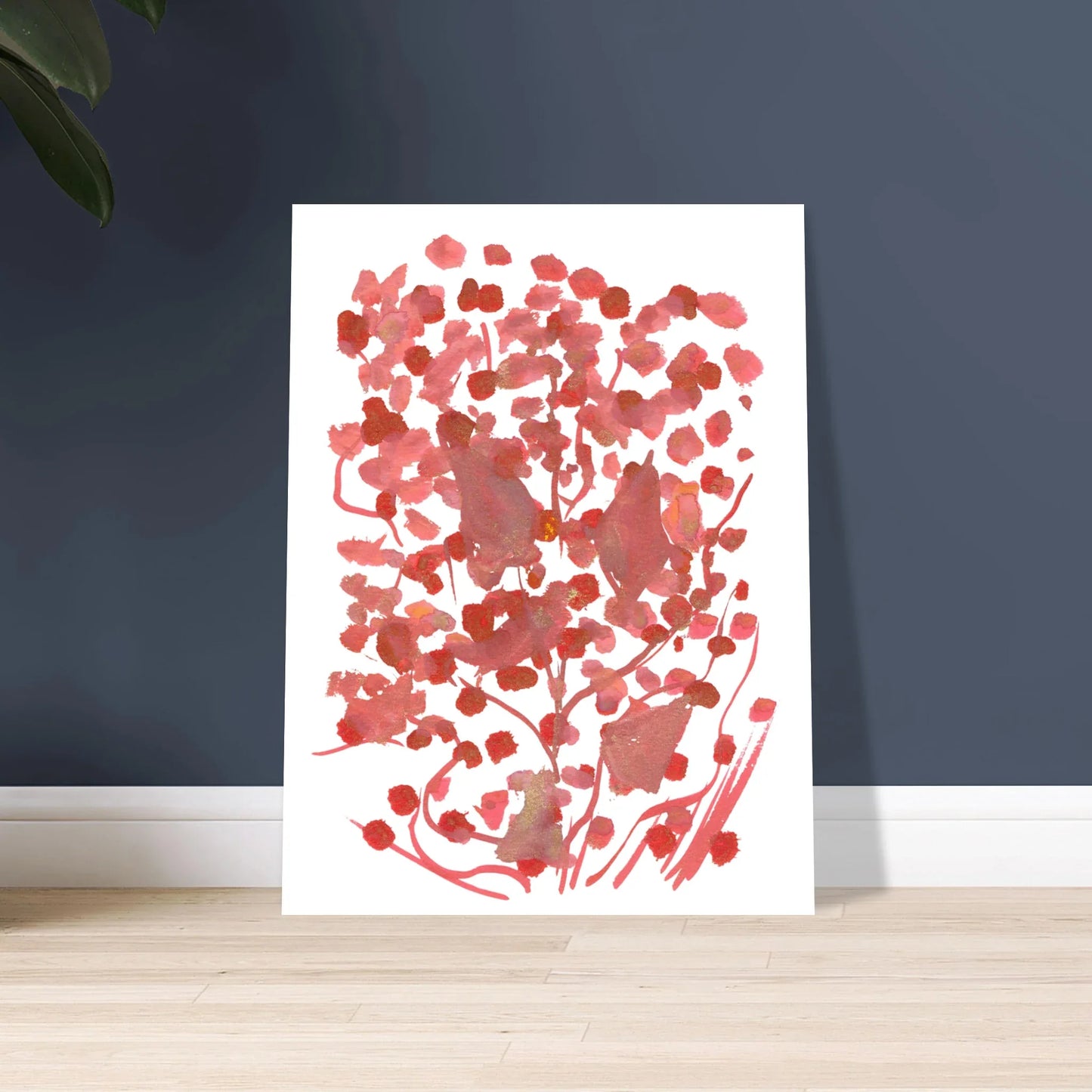 Affiche premium sur papier mat Bois de Rubis – Art mural de qualité supérieure - Laure Leprince - Artiste Peintre