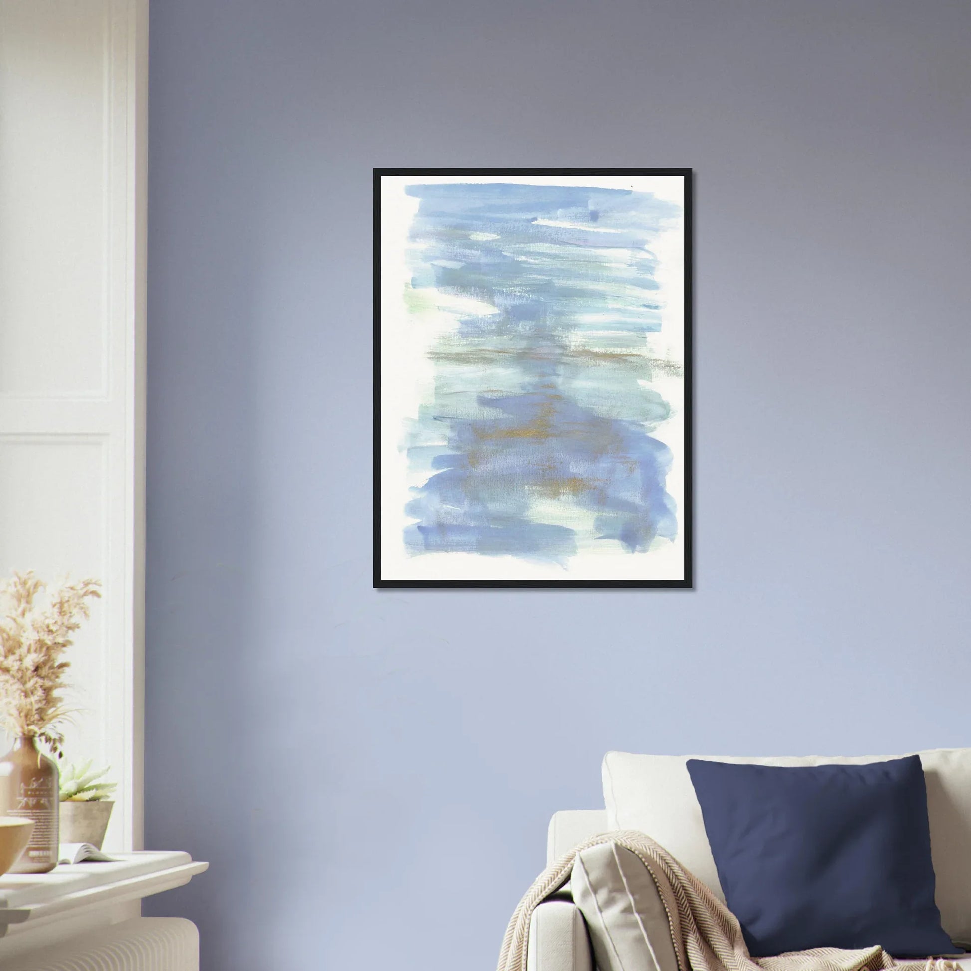 Affiche Encadrée Museum-Quality Matte Paper Aluminium Framed Poste Silent Water - Laure Leprince - Artiste Peintre