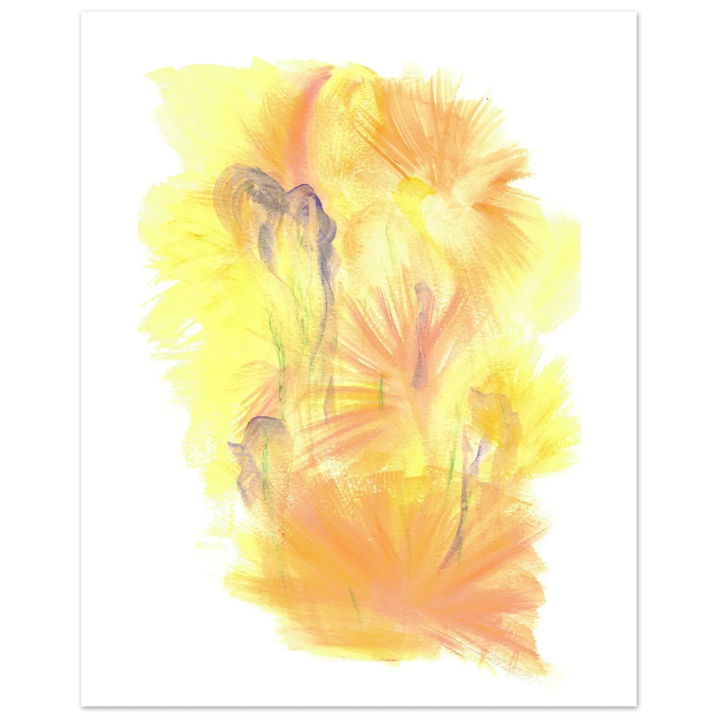 Affiche premium sur papier mat Sun Whisper – Art mural de qualité supérieure - Laure Leprince - Artiste Peintre
