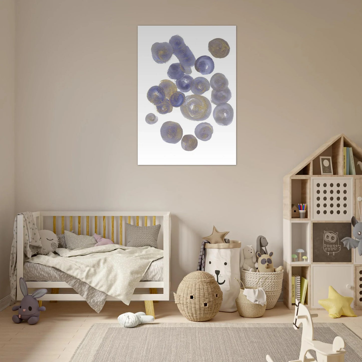 Premium Matte Paper Poster Aquarelle Originale RDJ3-6 - Laure Leprince - Artiste Peintre