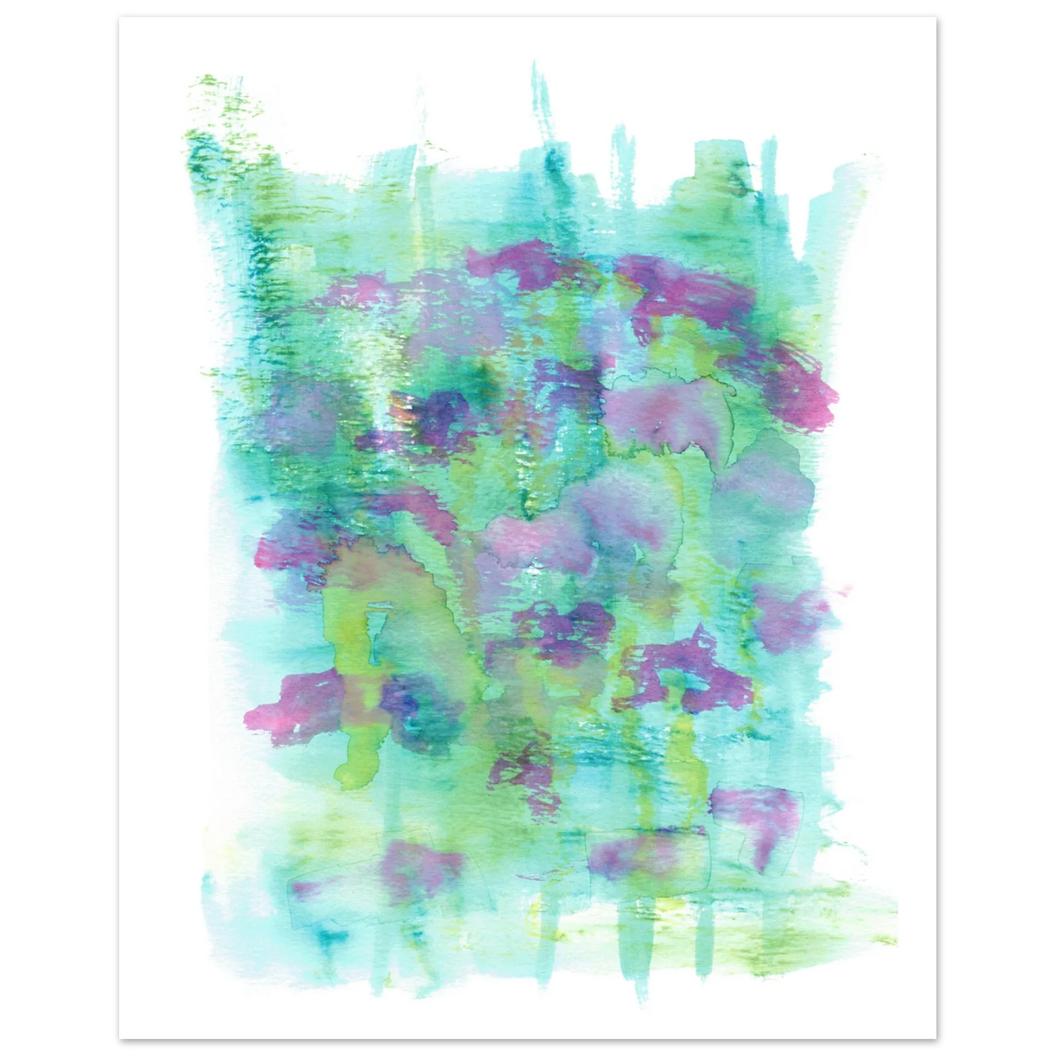 Affiche premium sur papier mat Eclosions Sauvages – Art mural de qualité supérieure - Laure Leprince - Artiste Peintre