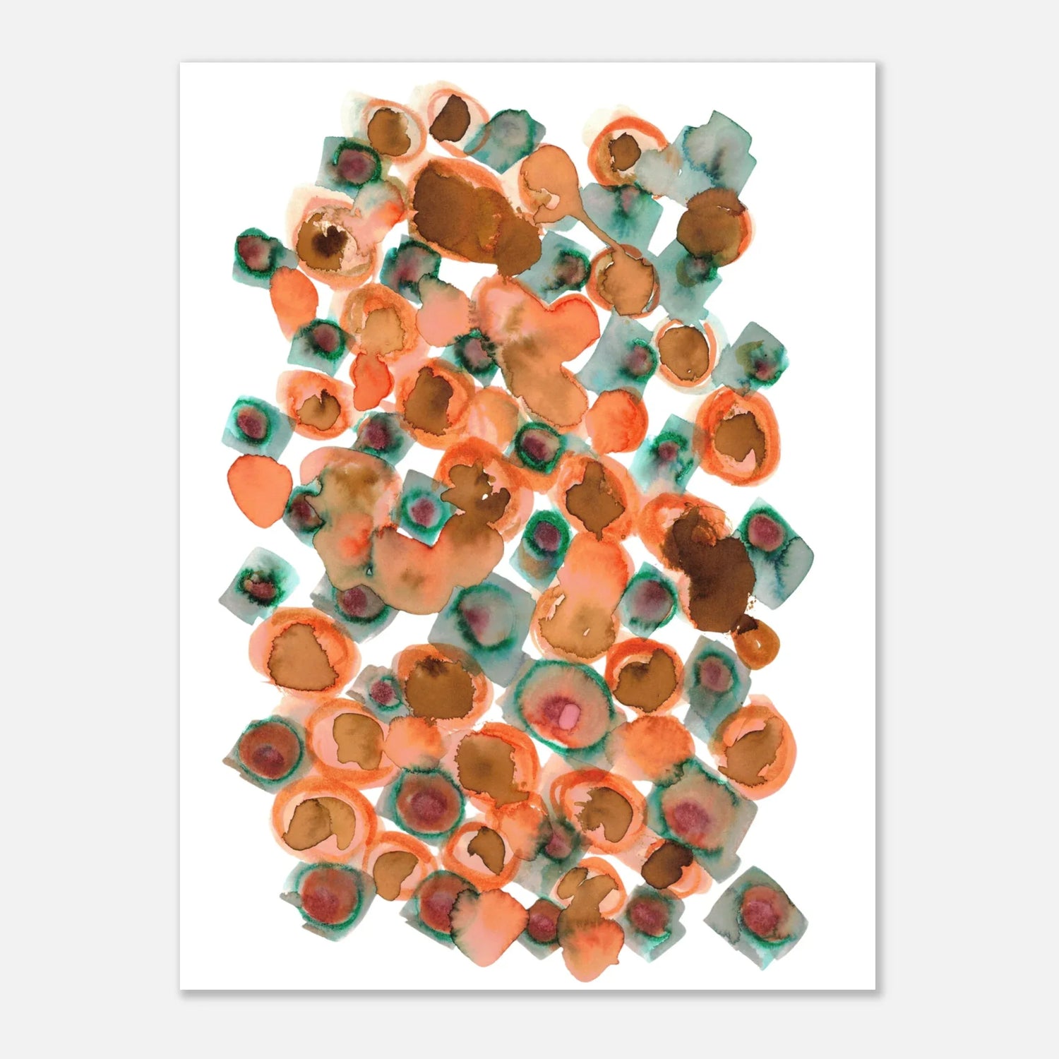 Affiche premium sur papier mat Constellation D'ambre – Art mural de qualité supérieure - Laure Leprince - Artiste Peintre