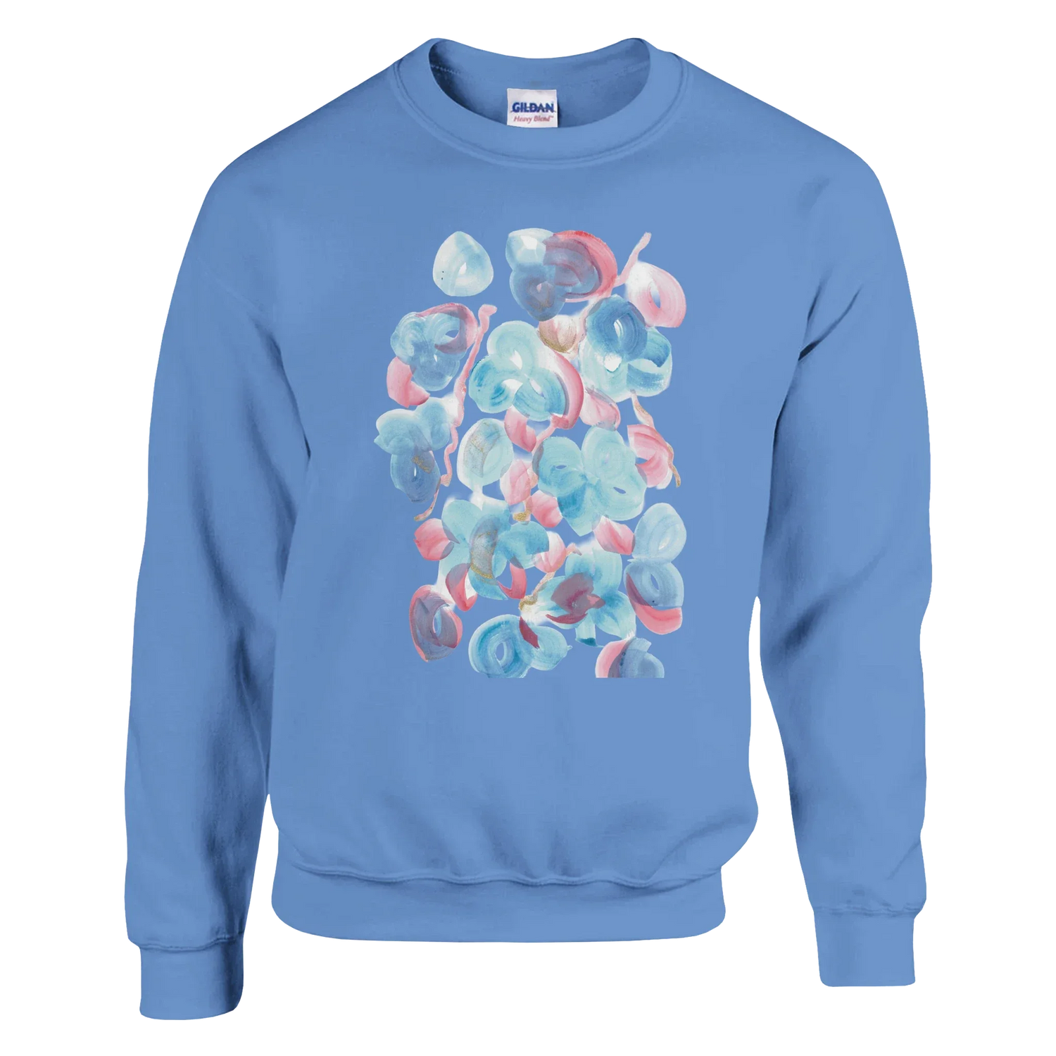 Sweatshirt Unisexe Classique Masque – Impression Artistique Multicolore - Laure Leprince - Artiste Peintre