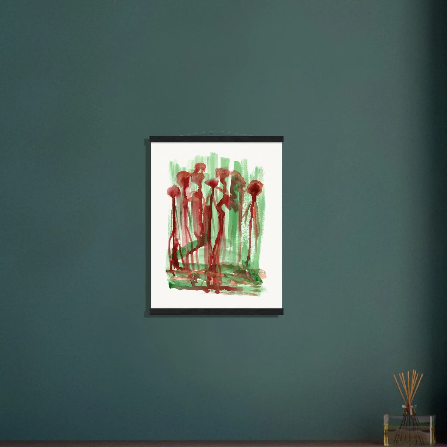 Museum-Quality Matte Paper Poster with Hanger Forest Choir - Laure Leprince - Artiste Peintre