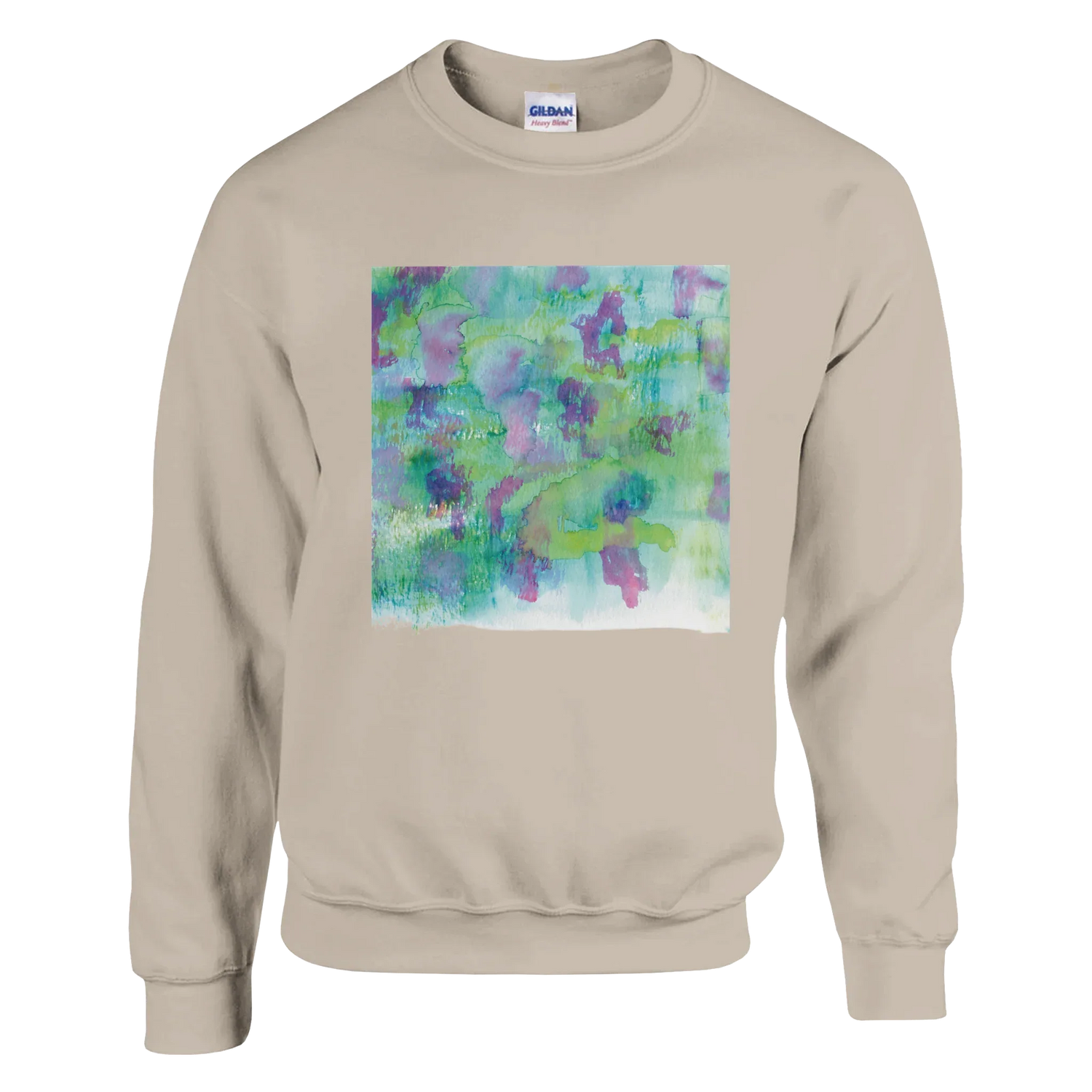 Sweatshirt Unisexe Classique Eclosions Sauvages – Impression Artistique Multicolore | Premium Cotton Blend - Laure Leprince - Artiste Peintre