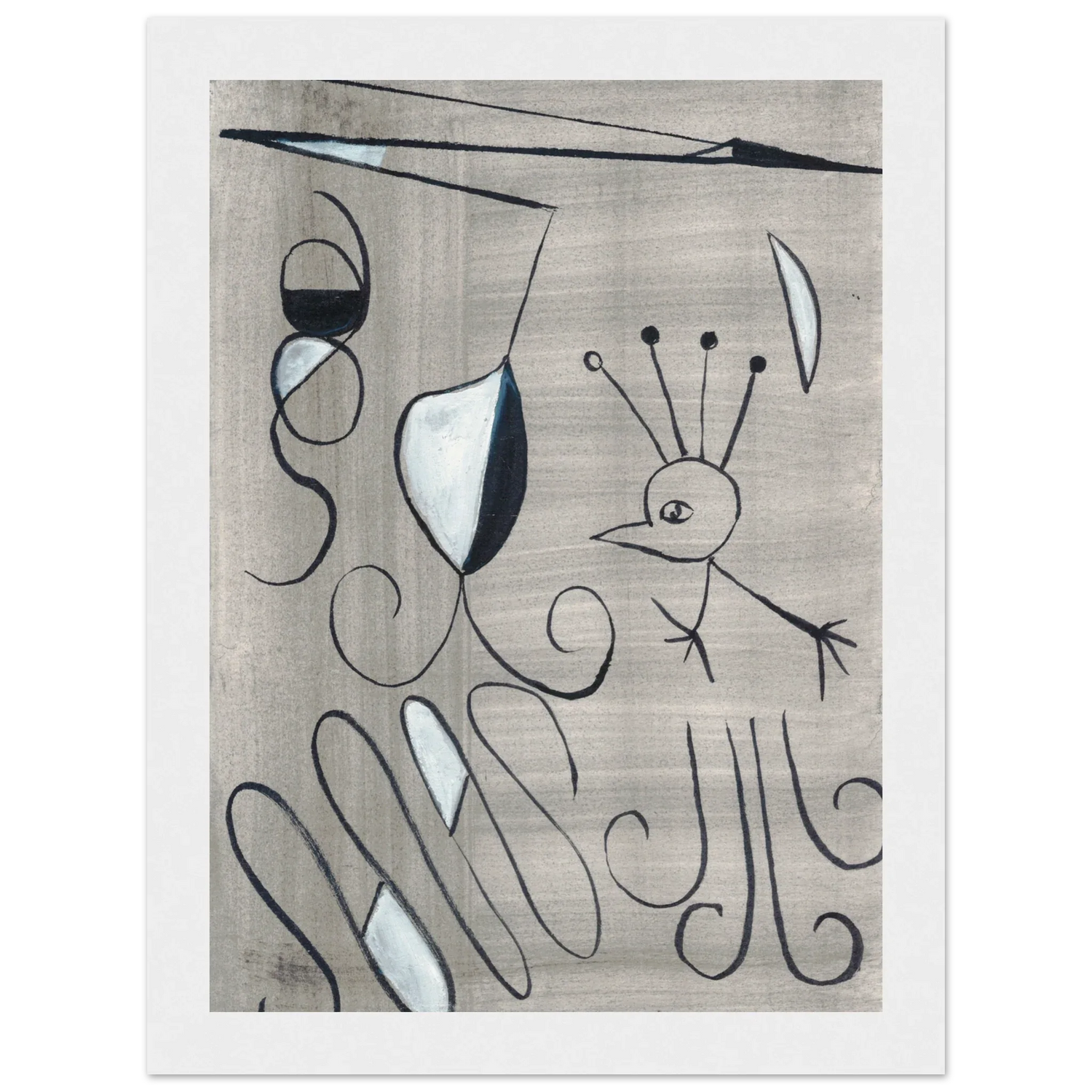 Affiche encadrée bois | Papier mat qualité musée | Aquarelle originale Laure Leprince - Laure Leprince - Artiste Peintre