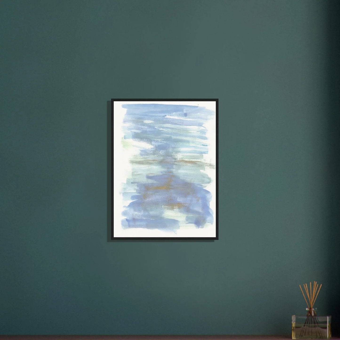 Affiche Encadrée Museum-Quality Matte Paper Aluminium Framed Poste Silent Water - Laure Leprince - Artiste Peintre