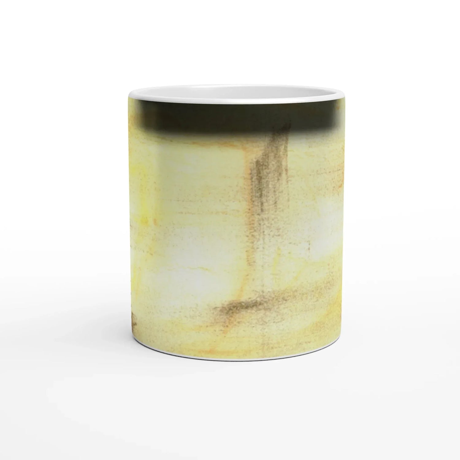 Mug magique en céramique 325 ml – Révèlez votre motif à la chaleur Golden Haze - Laure Leprince - Artiste Peintre