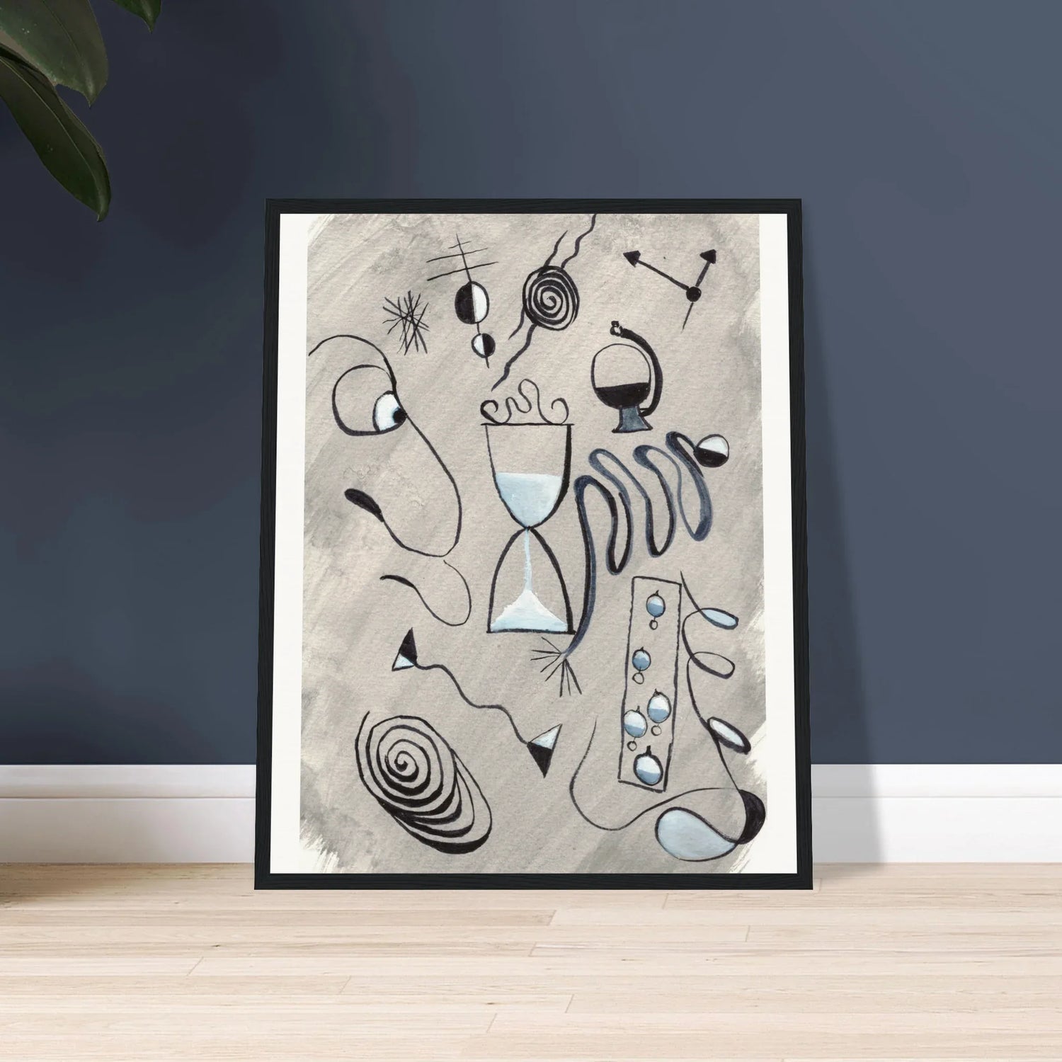 Affiche encadrée bois | Papier mat qualité musée | Aquarelle originale Laure Leprince - Laure Leprince - Artiste Peintre