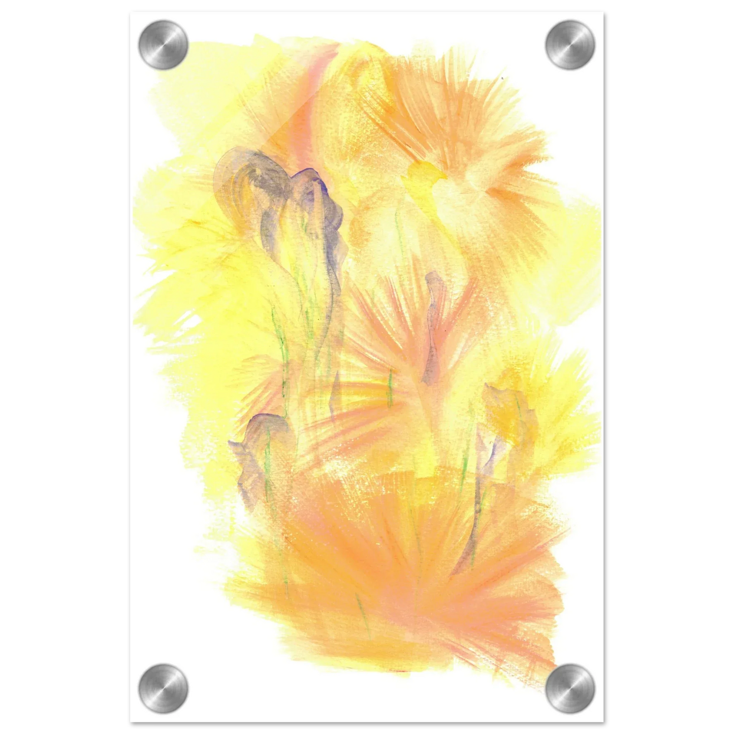 Impression sur acrylique brillante Sun Whisper | Art contemporain par Laure Leprince - Laure Leprince - Artiste Peintre