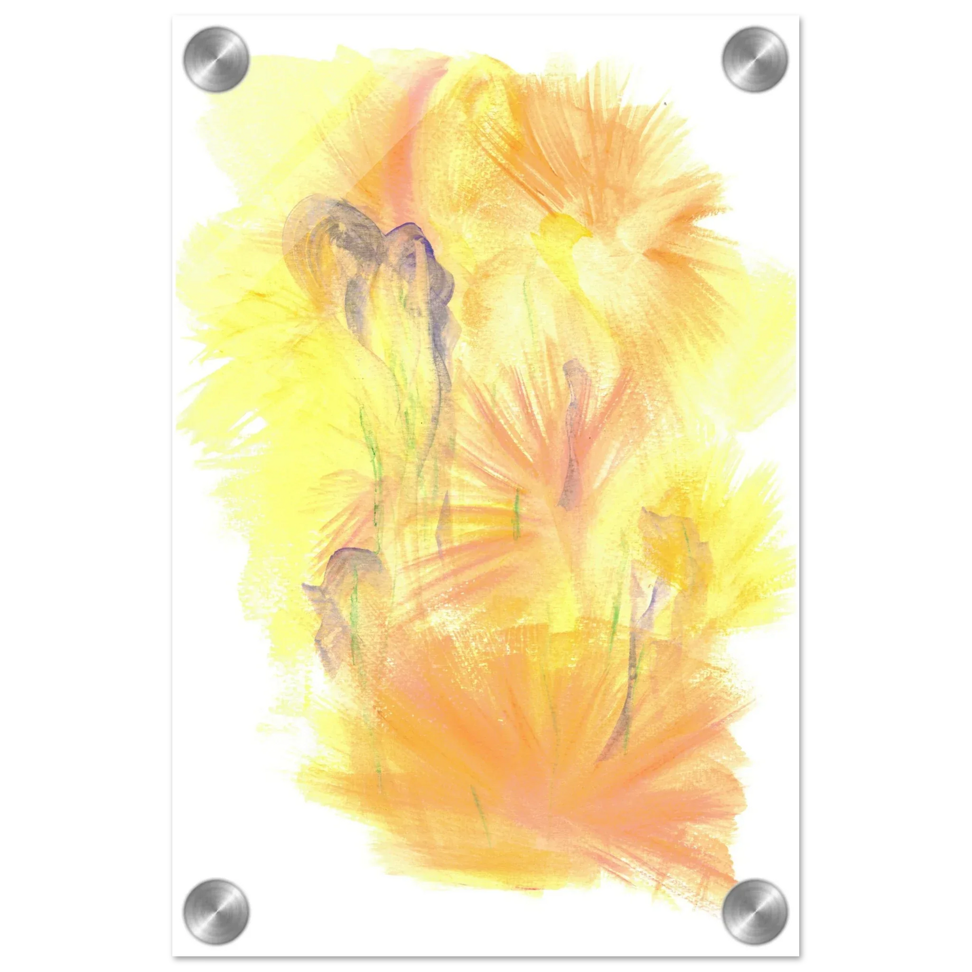 Impression sur acrylique brillante Sun Whisper | Art contemporain par Laure Leprince - Laure Leprince - Artiste Peintre