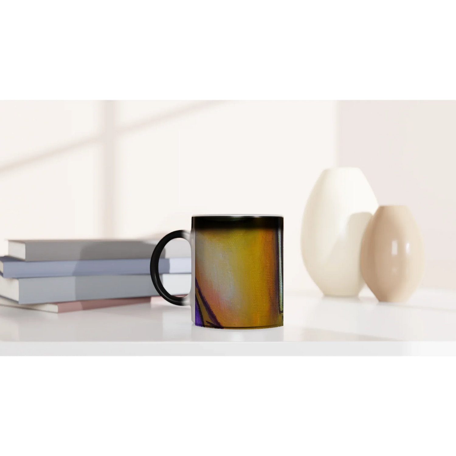 Mug magique en céramique 325 ml trouncho#2 – Révèlez votre motif à la chaleur - Laure Leprince - Artiste Peintre