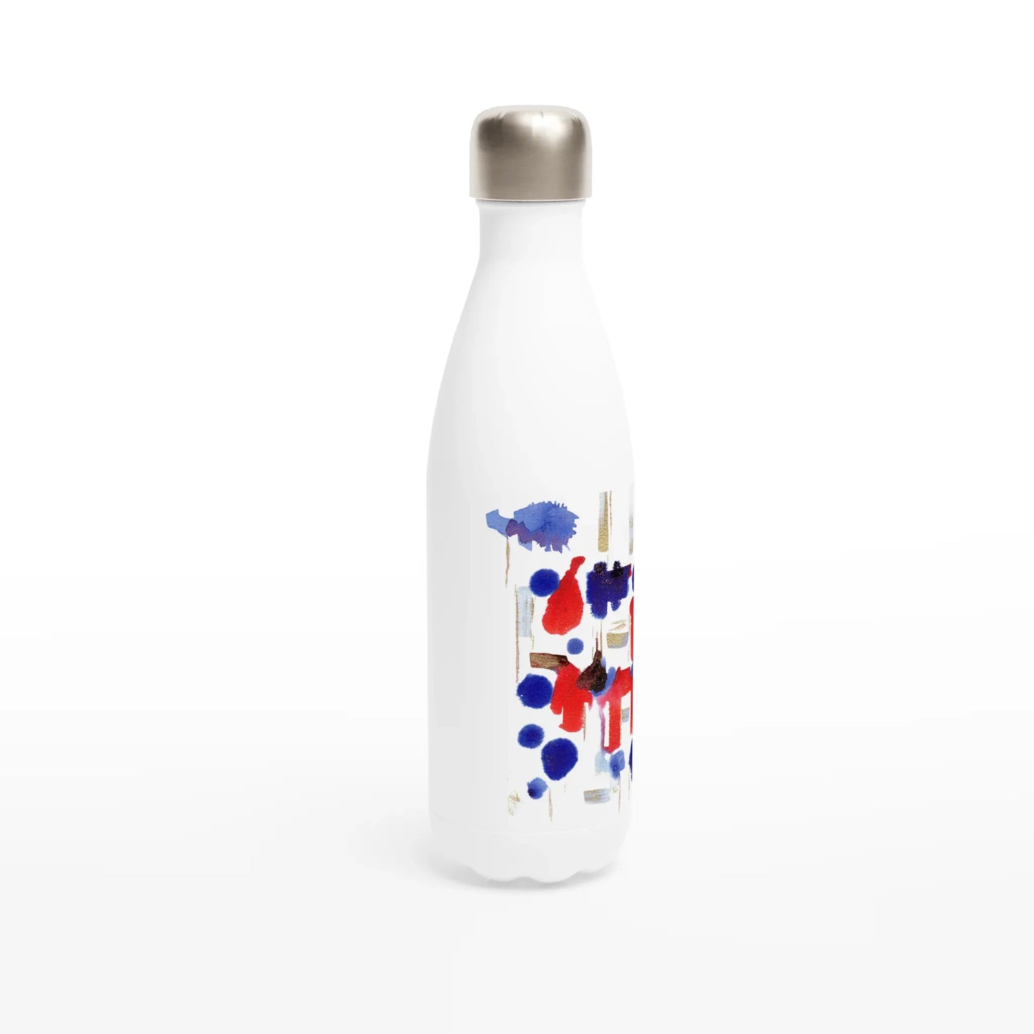 Bouteille isotherme en acier inoxydable 500 ml Scructure carmine – Design artistique exclusif - Laure Leprince - Artiste Peintre