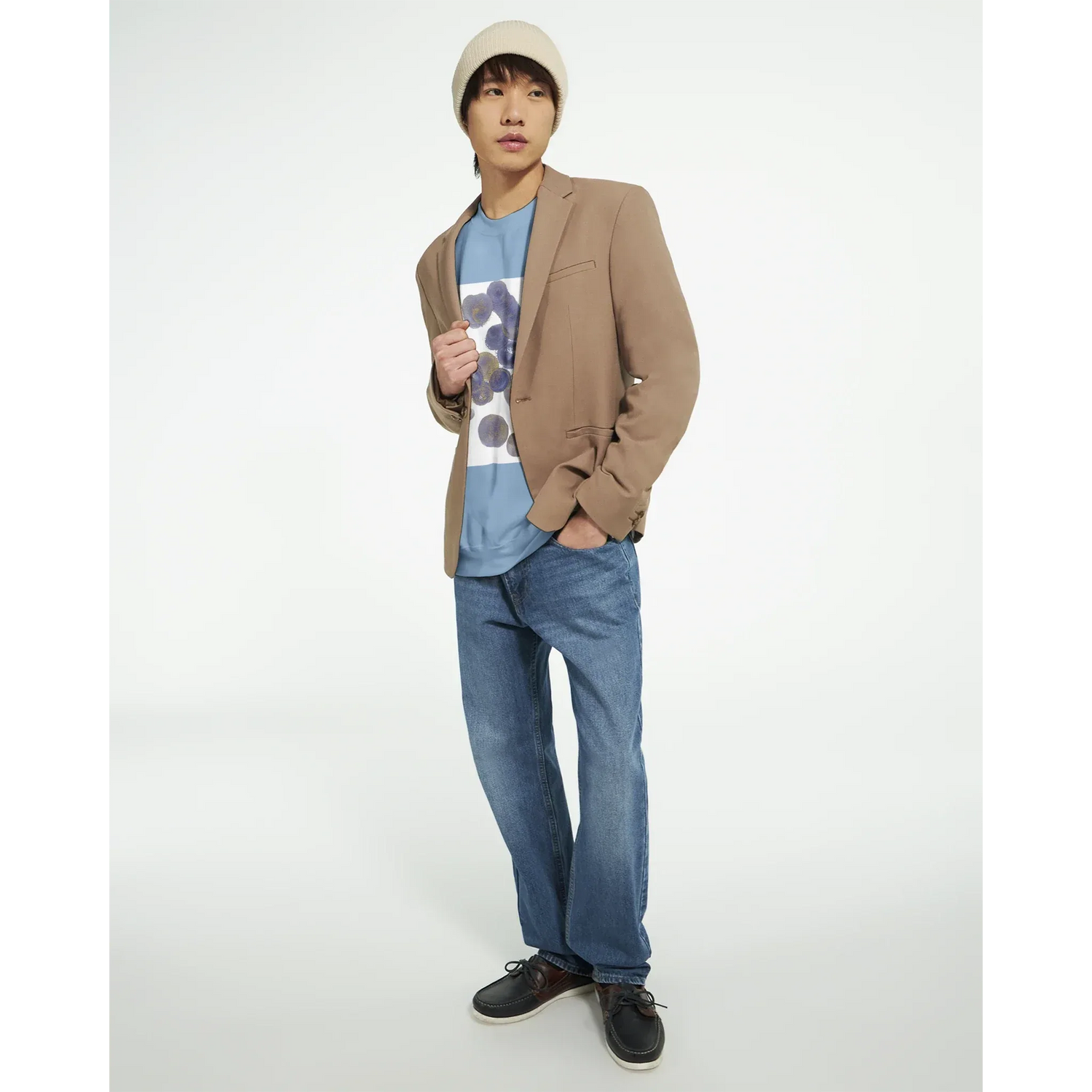 Sweatshirt Unisexe Classique Spheres – Impression Artistique Multicolore - Laure Leprince - Artiste Peintre