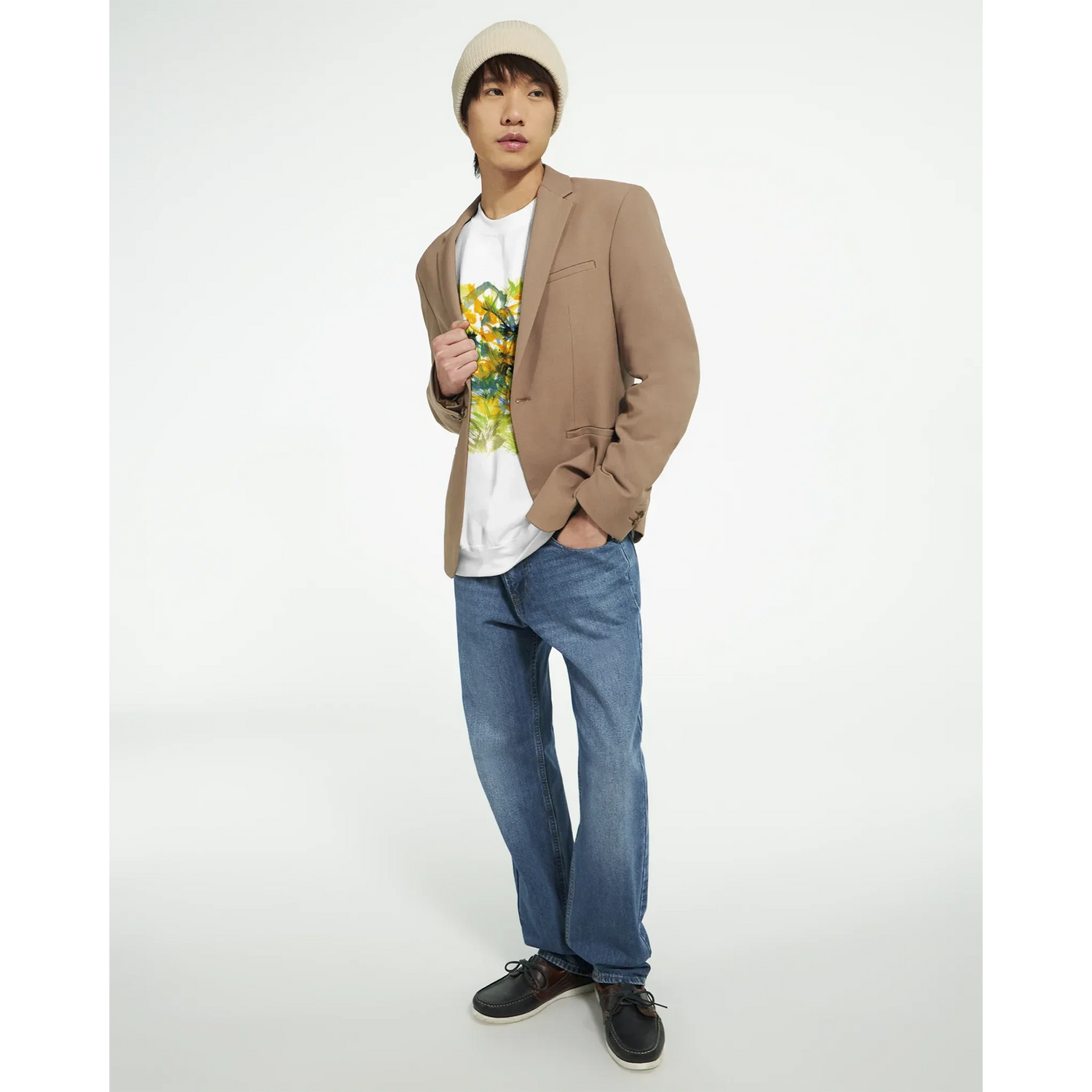 Sweatshirt Unisexe Classique Tempête Solaire – Impression Artistique Multicolore | Premium Cotton Blend - Laure Leprince - Artiste Peintre