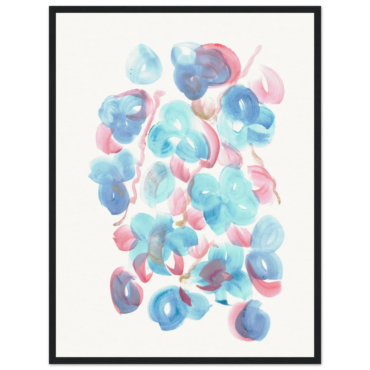 Affiche Encadrée Museum-Quality Matte Paper Wooden Framed Masque - Laure Leprince - Artiste Peintre