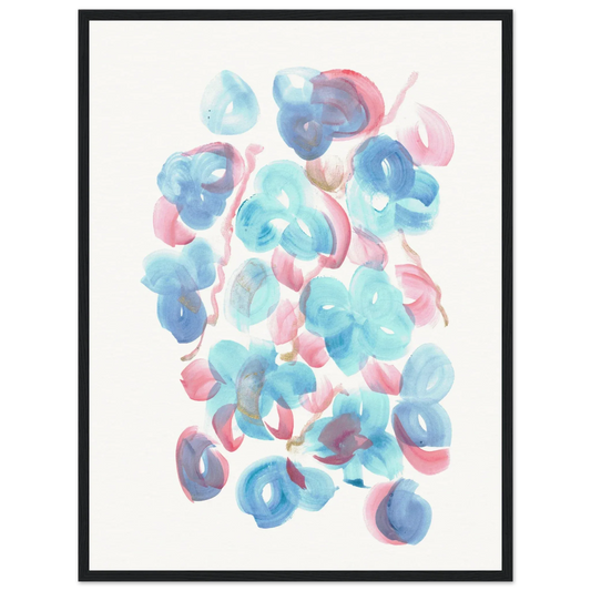 Affiche Encadrée Museum-Quality Matte Paper Wooden Framed Masque - Laure Leprince - Artiste Peintre