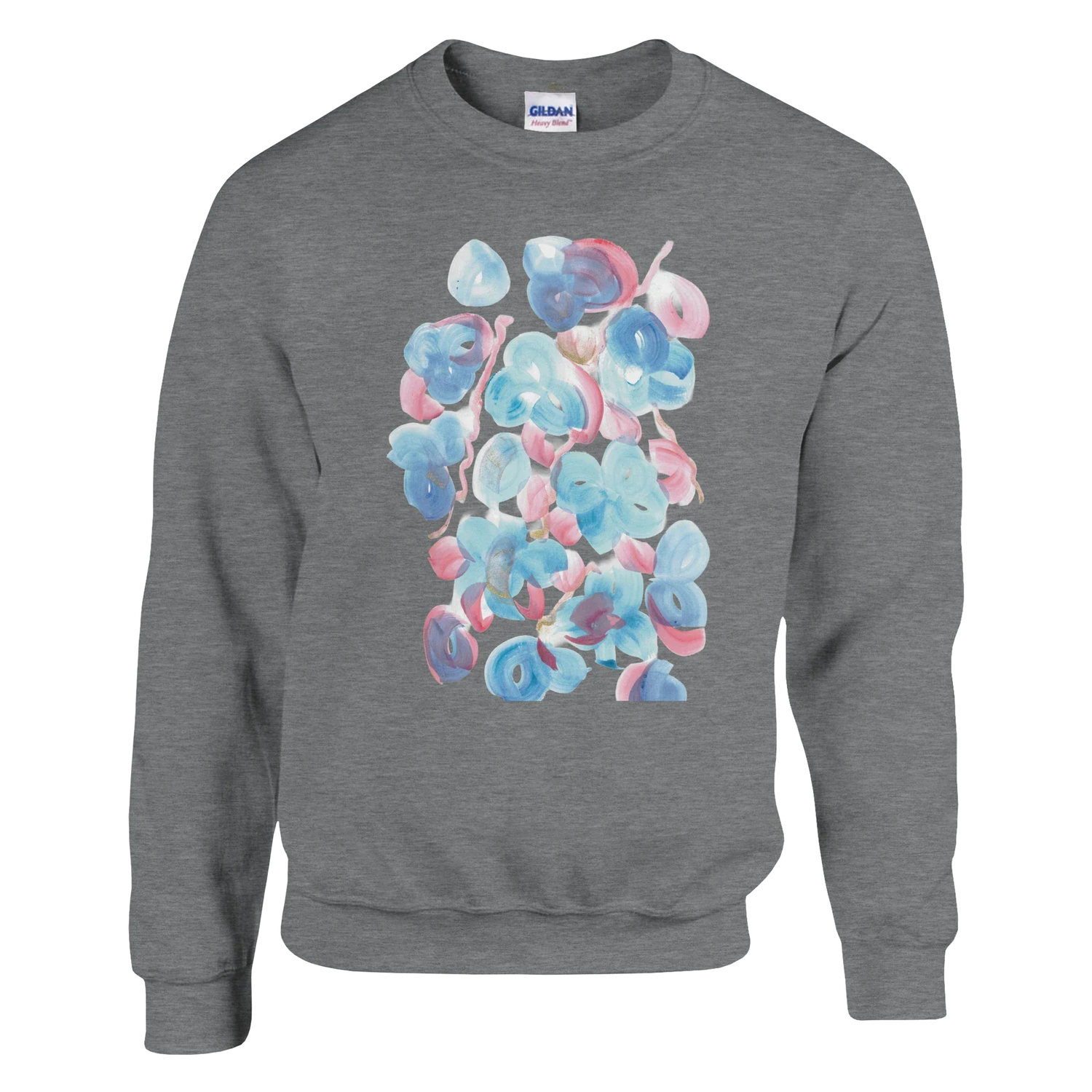 Sweatshirt Unisexe Classique Masque – Impression Artistique Multicolore - Laure Leprince - Artiste Peintre
